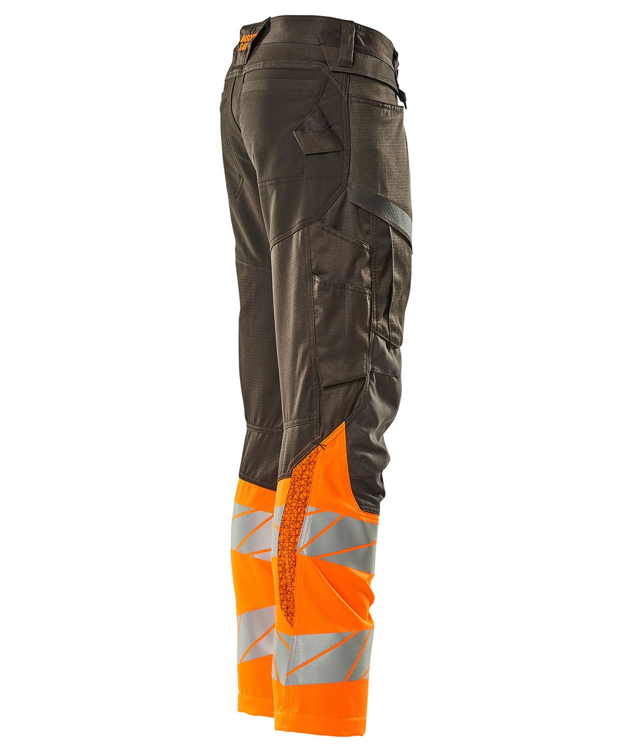 Mascot Accelerate Safe Arbeitshose, Dunkles Anthrazit/Hi-Vis Orange, large image number 2