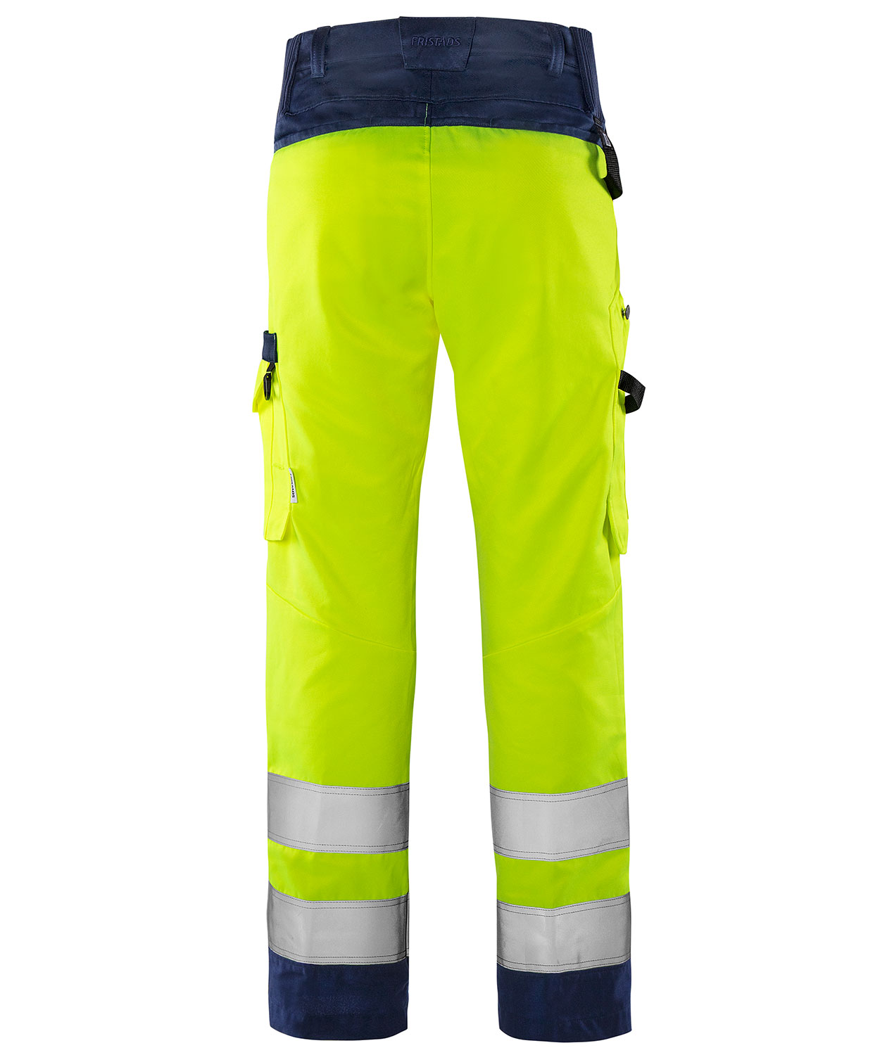 Fristads Green arbejdsbukser 2651 GPLU, Hi-Vis gul/marine, large image number 1