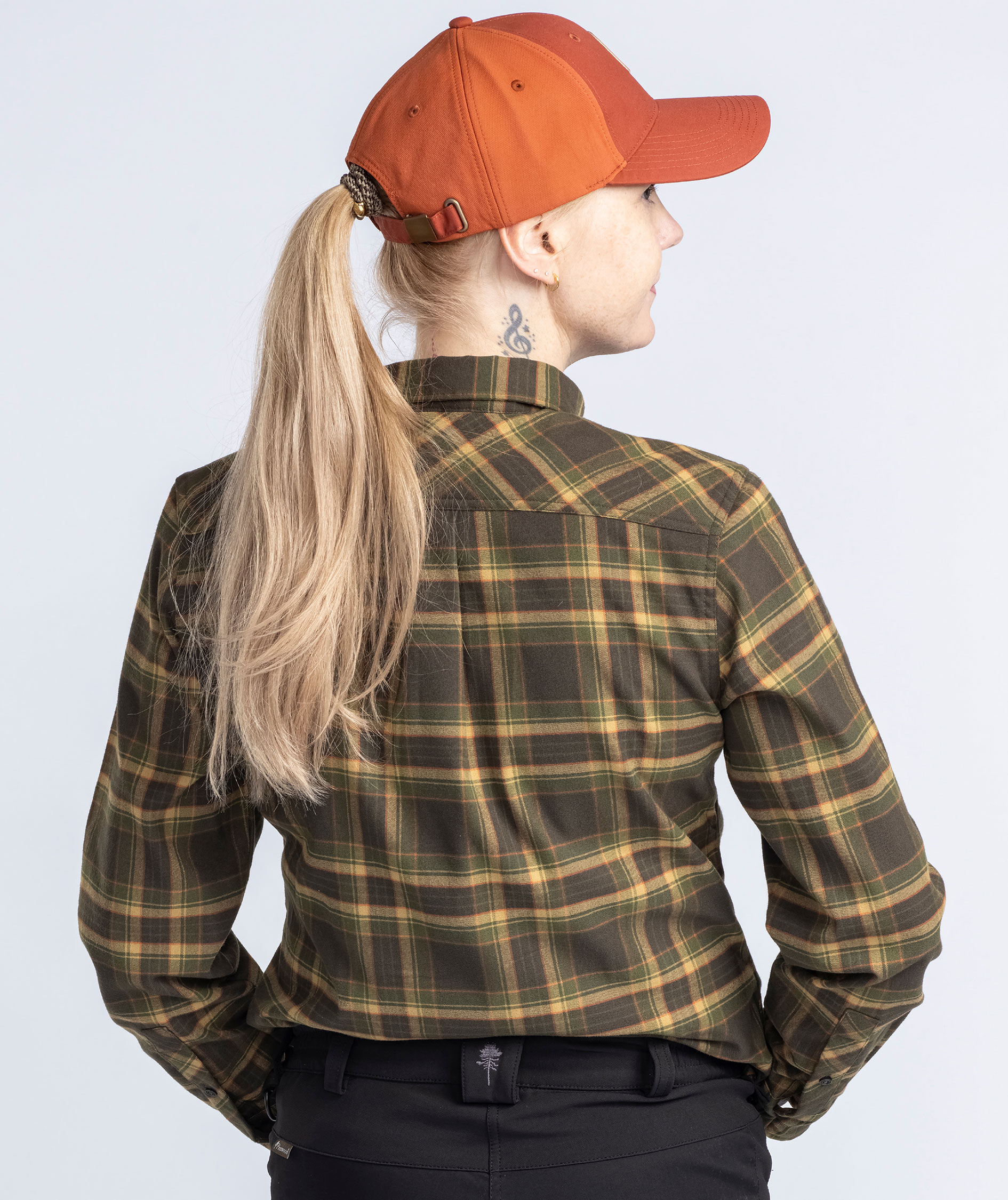 Pinewood Abisko Hiking Regular Fit dameskjorte, Moss green, large image number 3