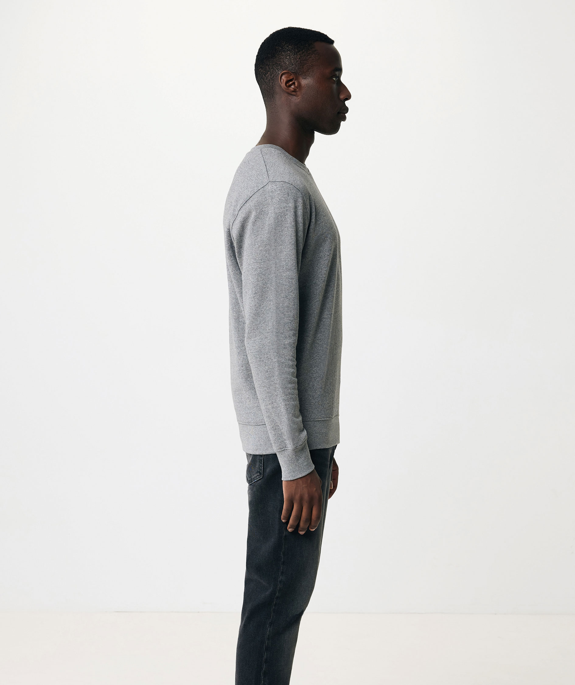 Iqoniq Etosha sweatshirt, Light Heather Anthracite, large image number 4