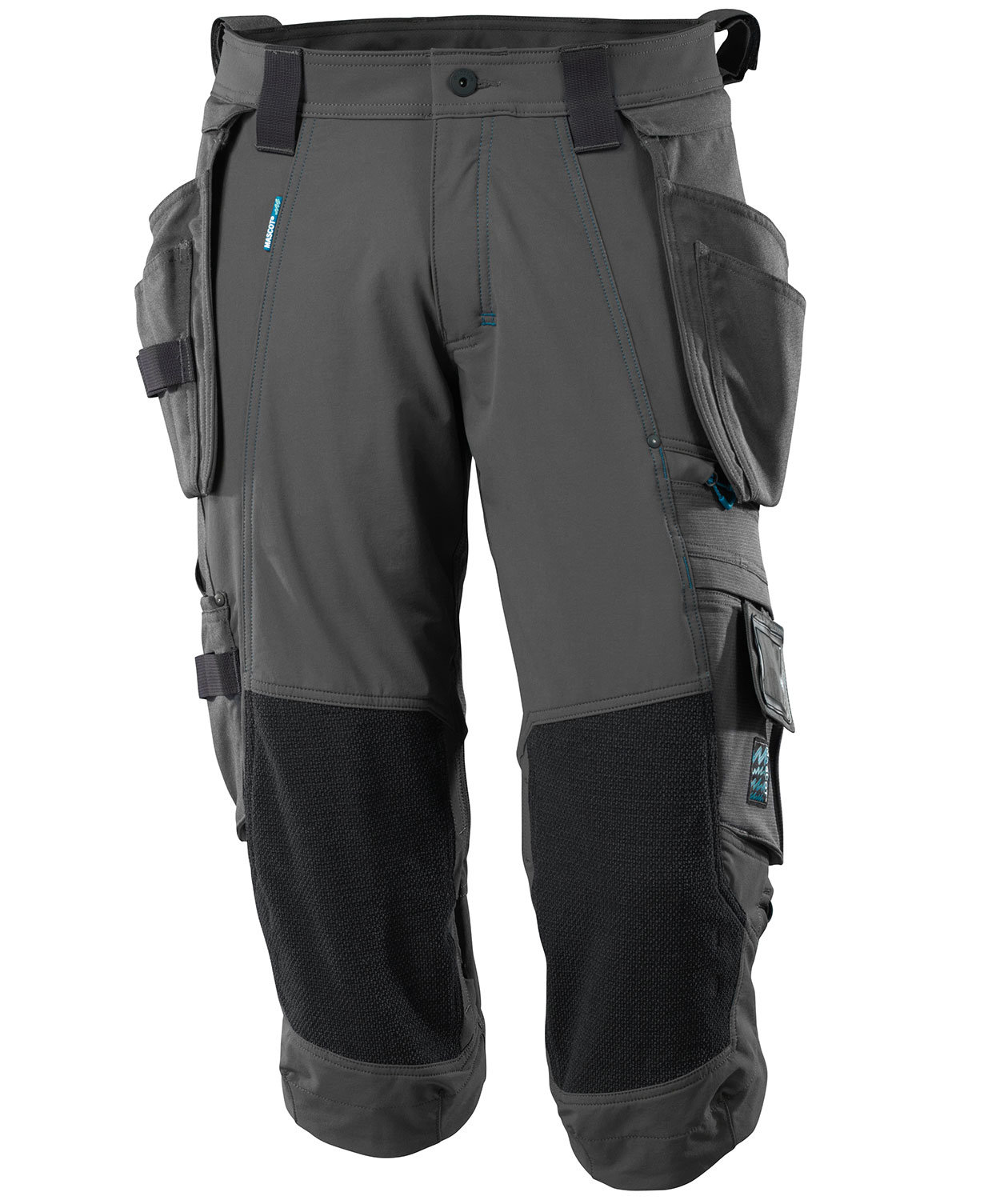 Mascot Advanced h&aring;ndverksknickers full stretch, M&oslash;rk Antrasitt, M&oslash;rk Antrasitt, swatch