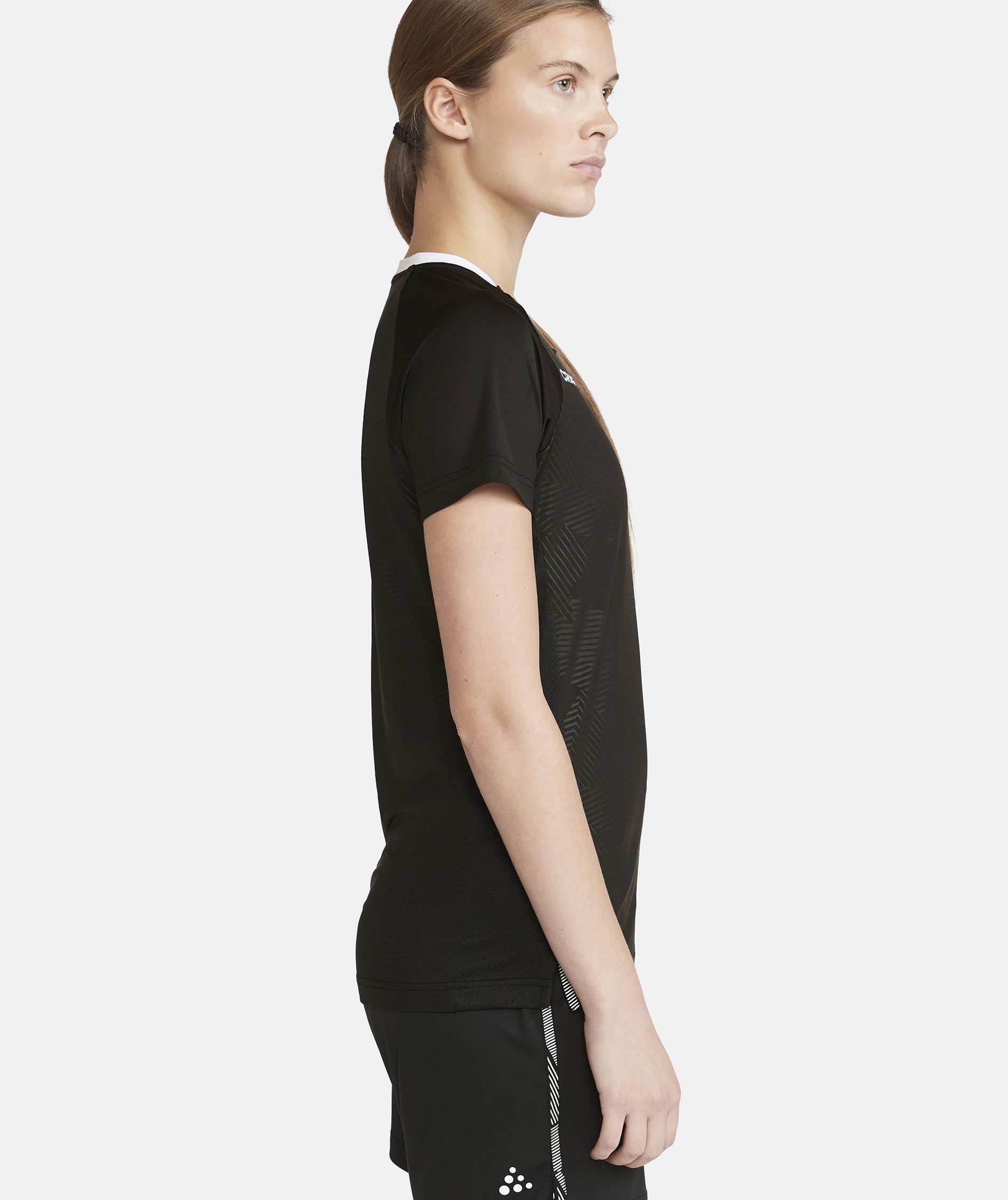 Craft Premier Solid Jersey Damen T-Shirt, Black, large image number 7