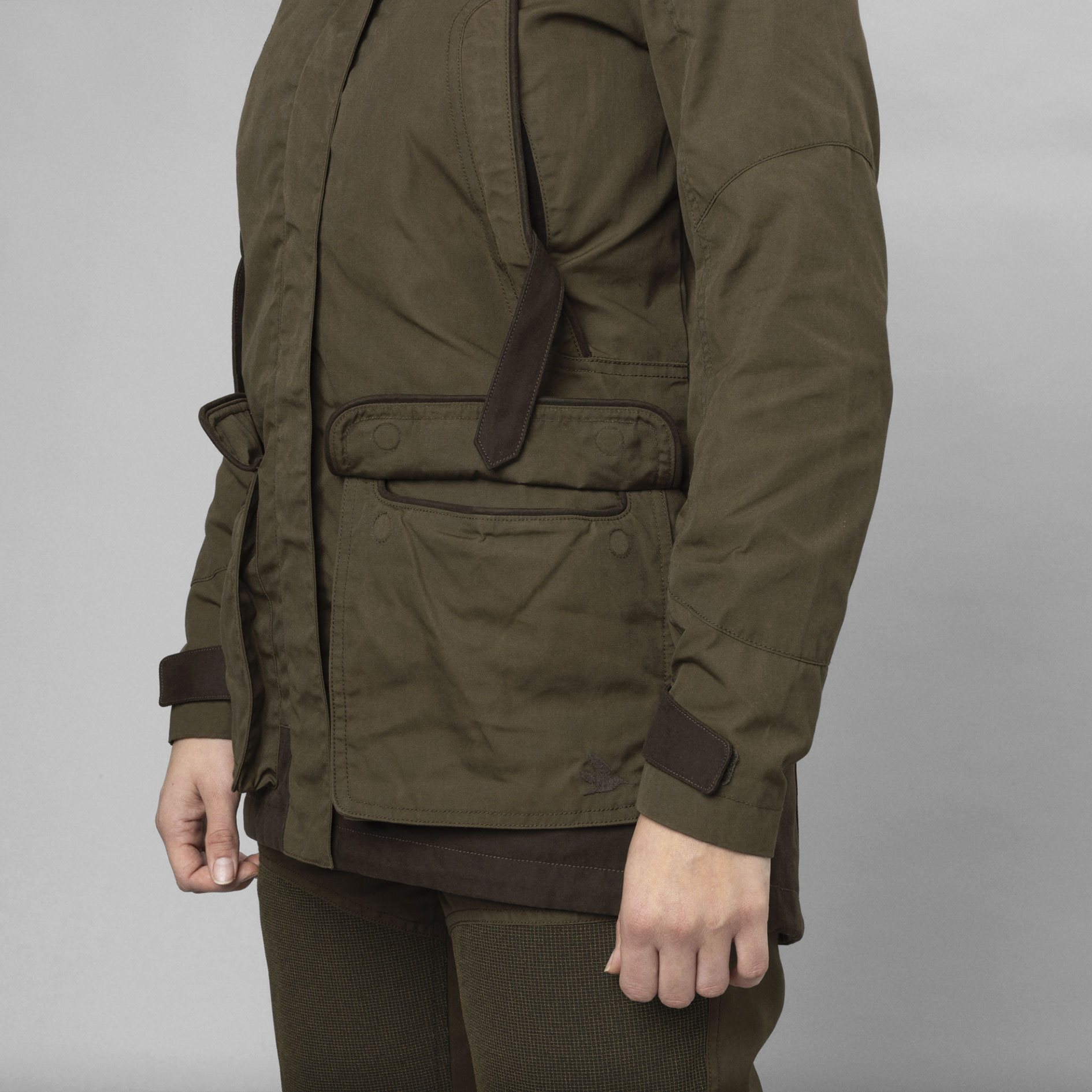 Seeland Key-Point Kora Damen Jacke, Pine green/Grizzly brown, large image number 8