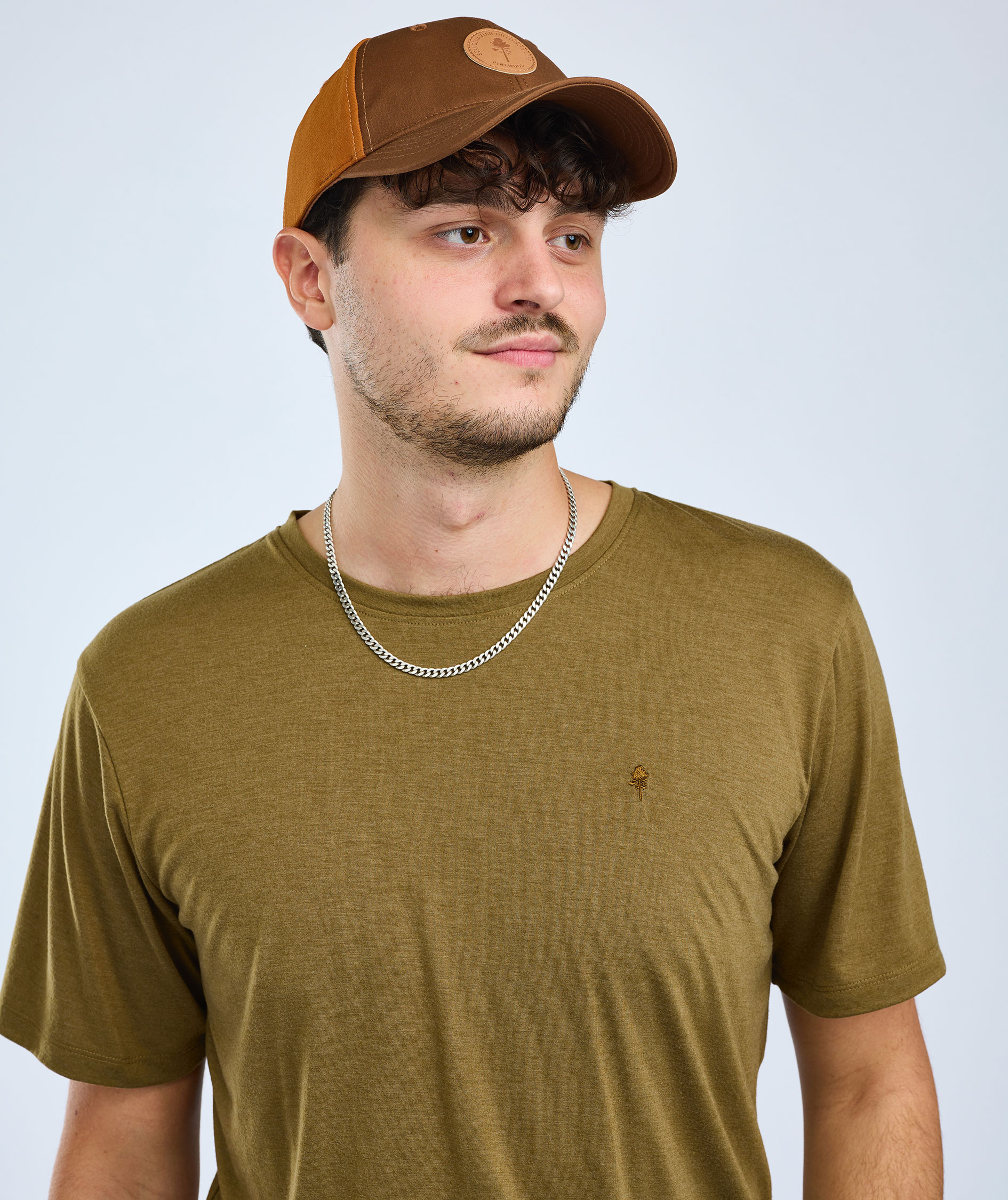 Pinewood Finnveden Forest T-shirt, Olive green, large image number 4
