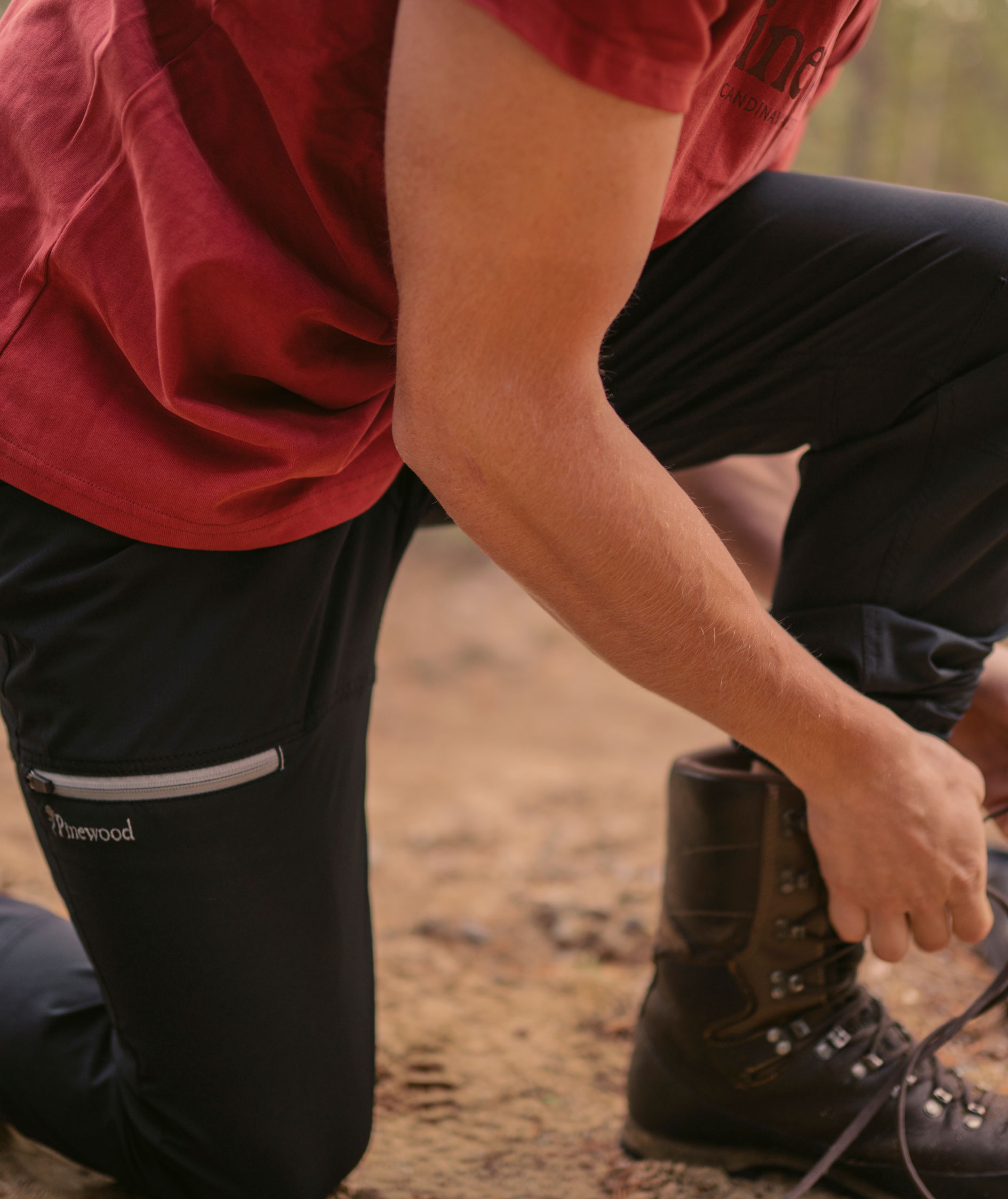 Pinewood&nbsp;Finnveden Trail stretch bukser, Sort, large image number 10