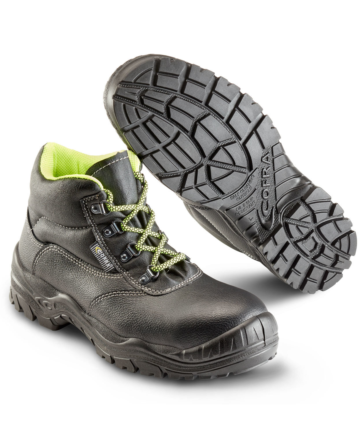 Cofra Riga Sicherheitsstiefeletten S3, Schwarz/Gelb, large image number 0