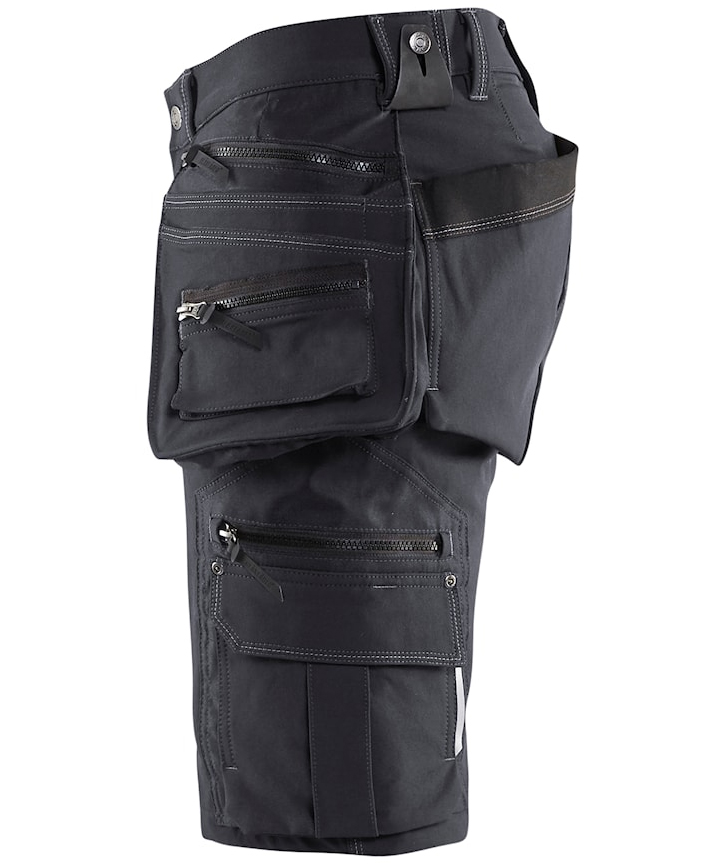 Bl&aring;kl&auml;der X1900 craftsman shorts full stretch, Dark Grey/Black, large image number 3