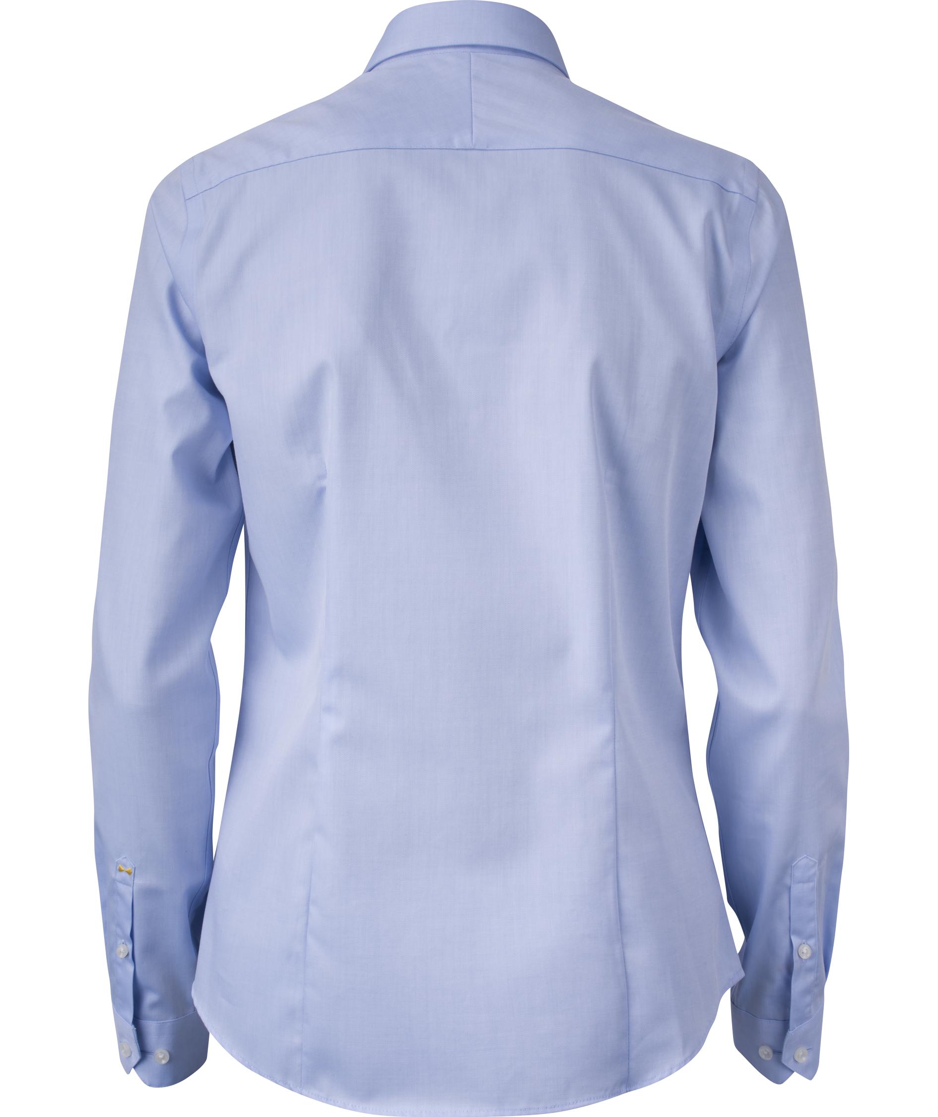 J. Harvest & Frost Twill Yellow Bow 50 lady fit skjorta, Sky Blue