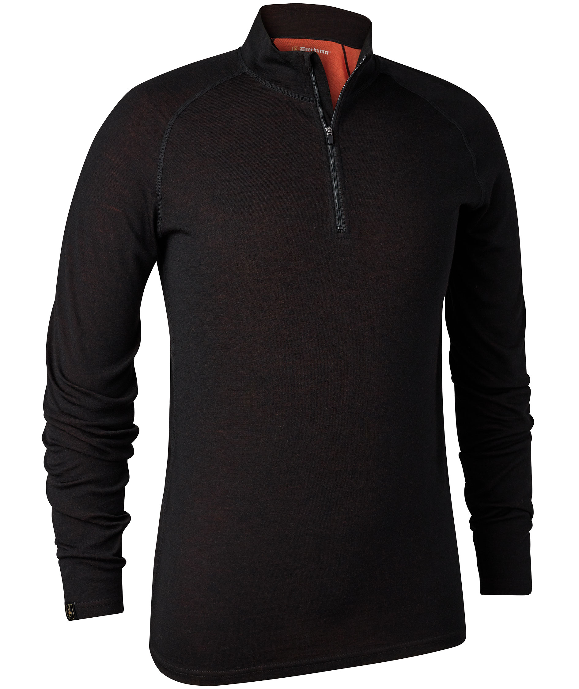 Deerhunter Quinn baselayer tr&oslash;je med merinould, Black Oak