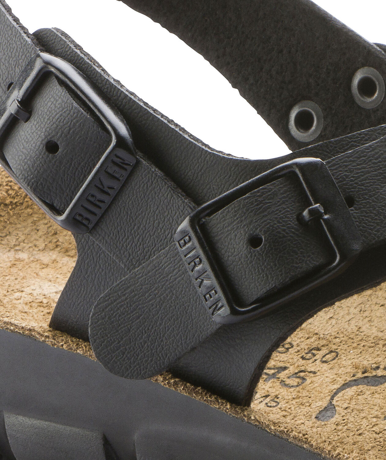 Birkenstock Saragossa Narrow Fit sandaler dam, Svart, large image number 5