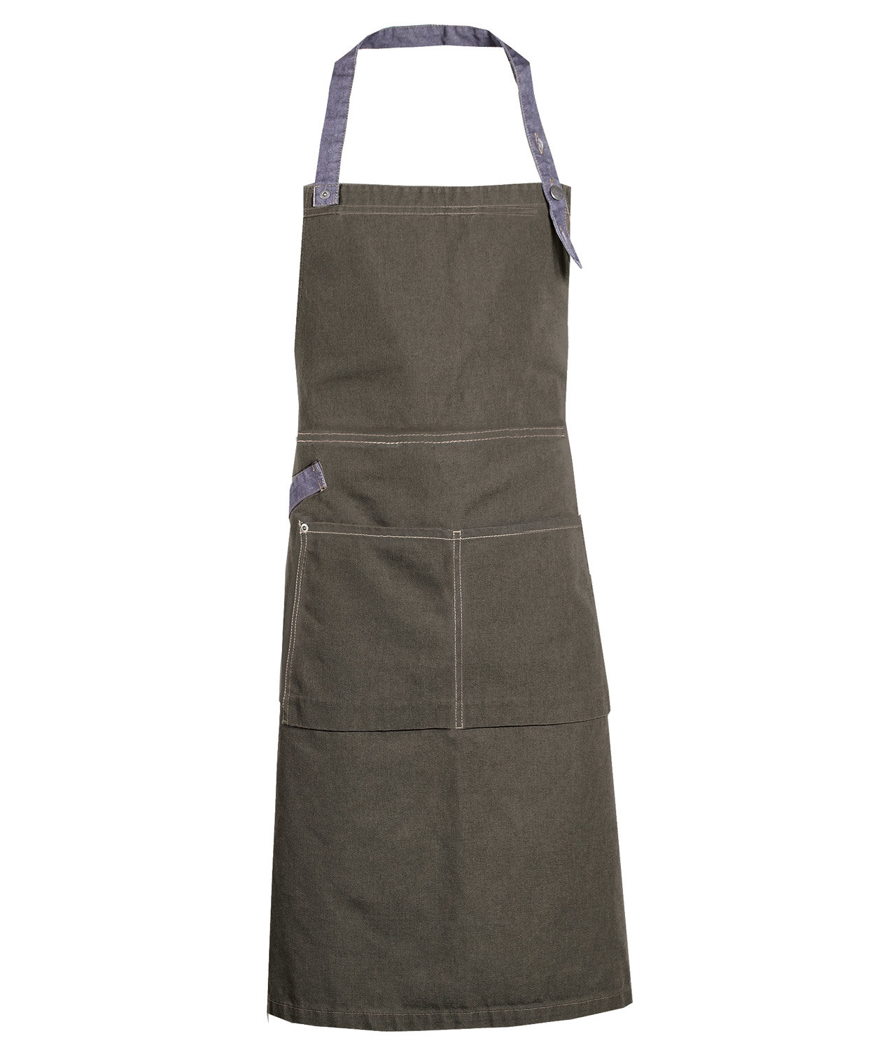 Nybo Workwear&nbsp;New Nordic br&ouml;stlappsf&ouml;rkl&auml;de med fickor, Brun/Bl&aring;