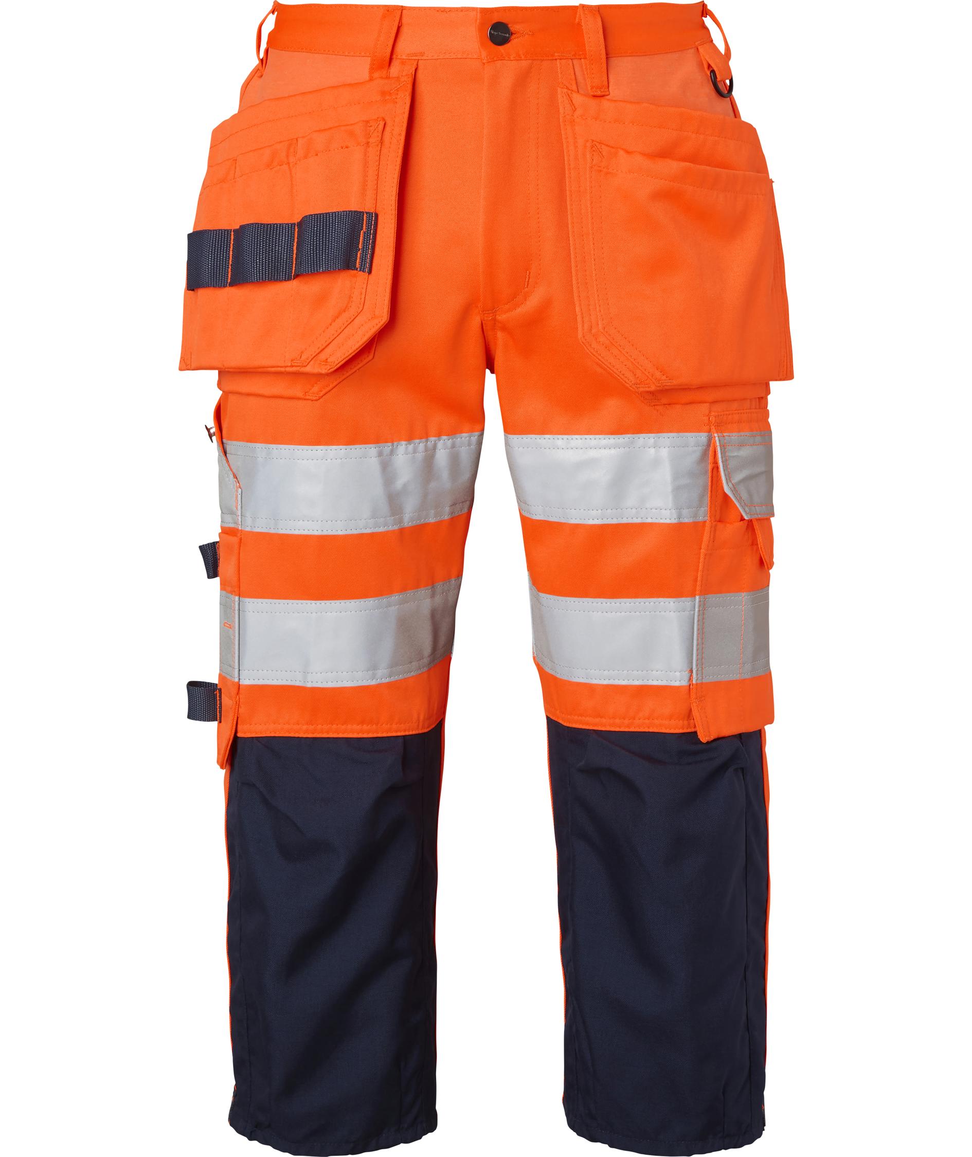 Top Swede hantverkspiratbyxa 218, Varsel Orange/Navy