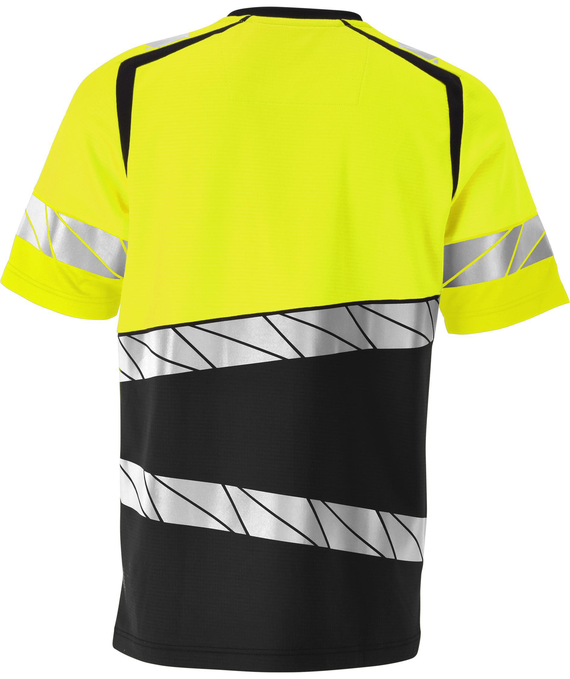 Mascot Accelerate Safe T-shirt, Black/Hi-Vis Yellow, large image number 1