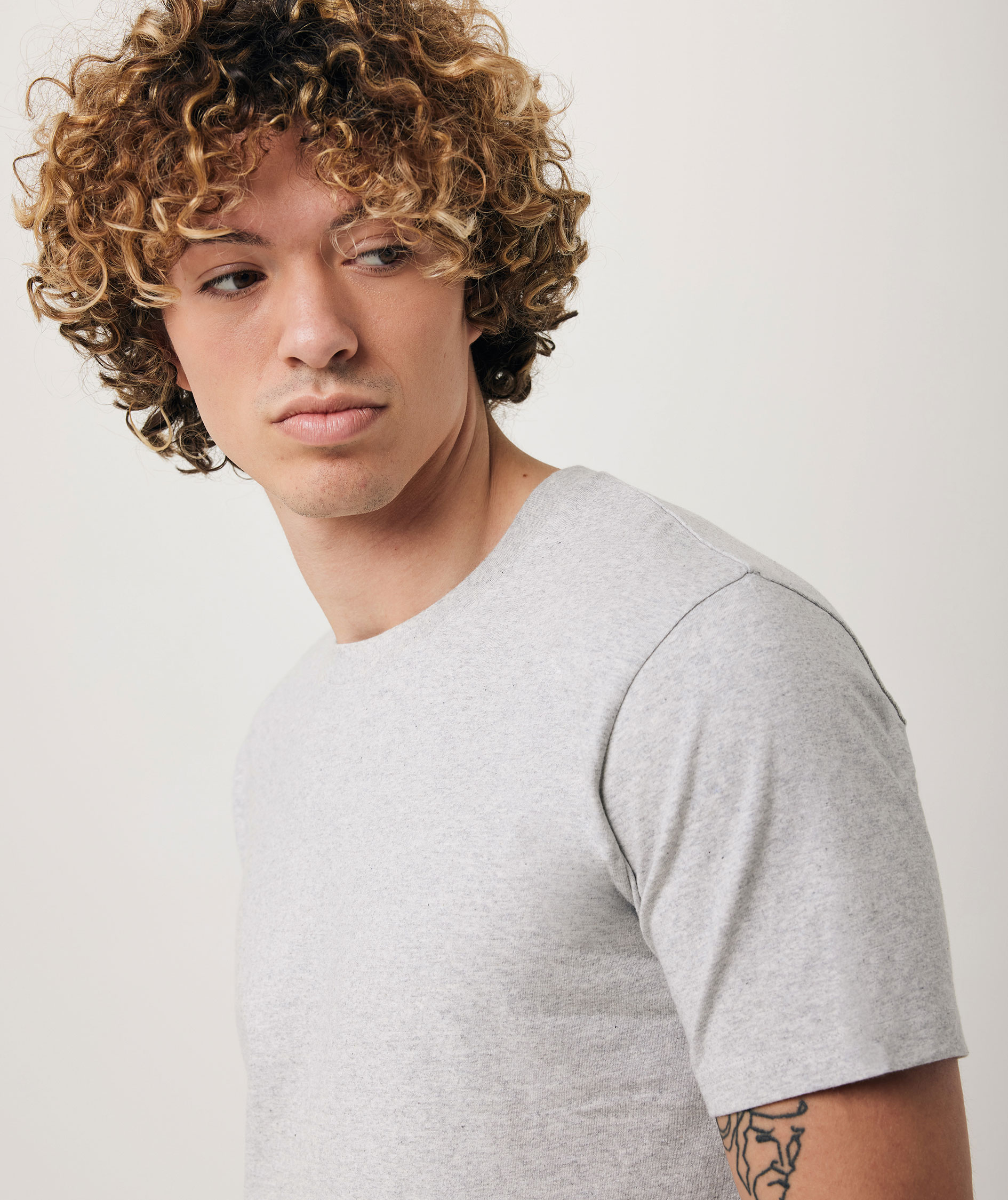 Iqoniq Brett T-Shirt, Light Heather Grey, large image number 7