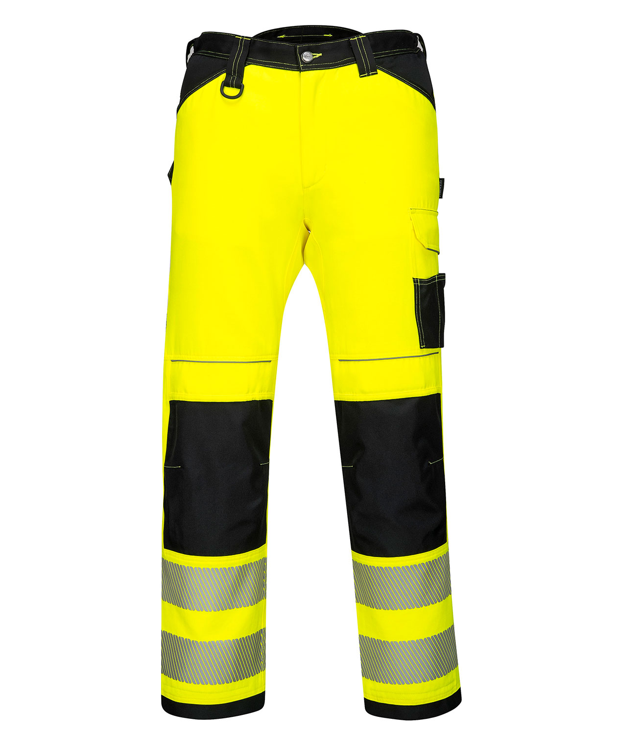 Portwest PW3 Woman work trousers, Hi-vis Yellow/Black, Hi-vis Yellow/Black, swatch