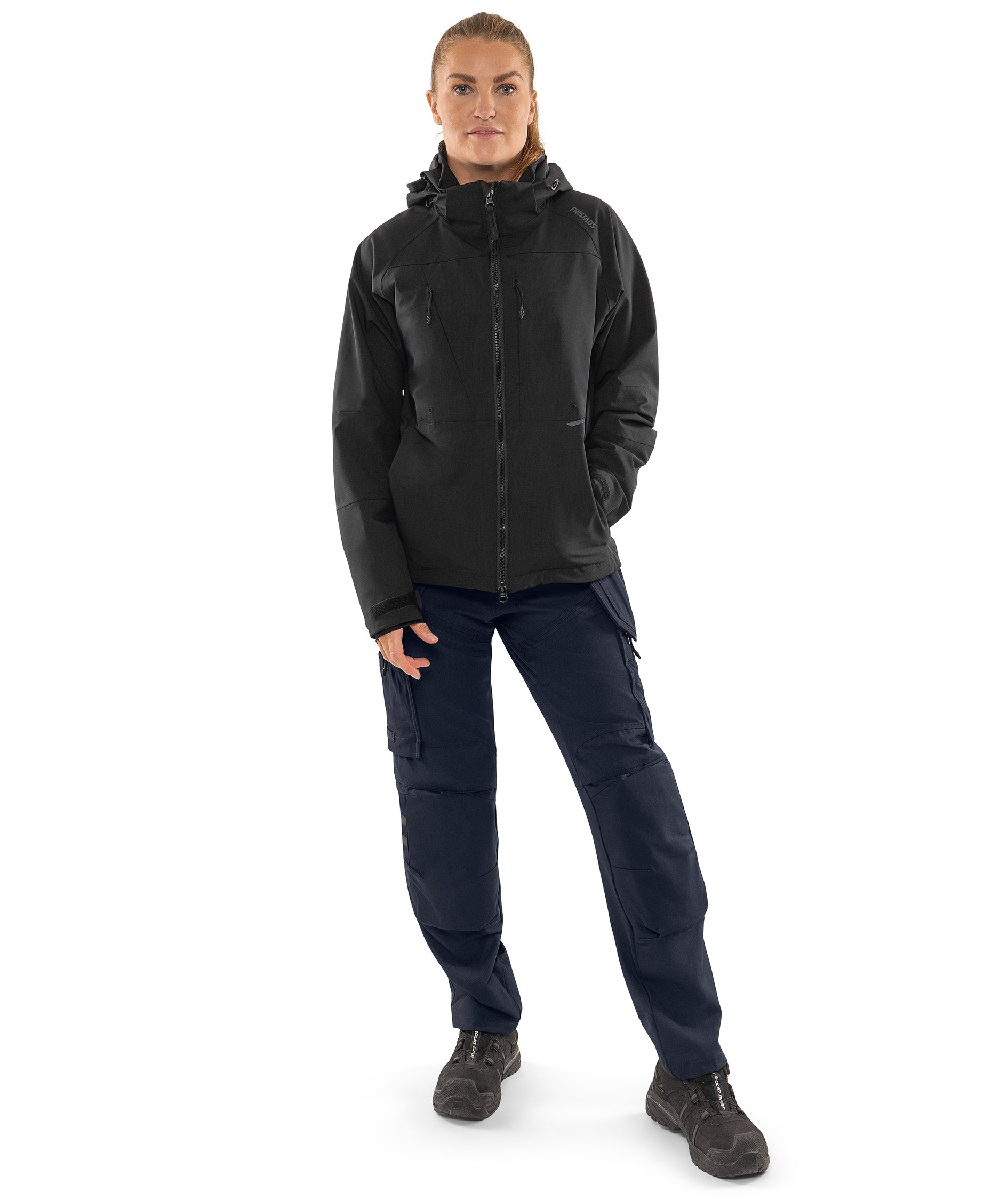Fristads women's shell jacket 4981 GLS full stretch, Black