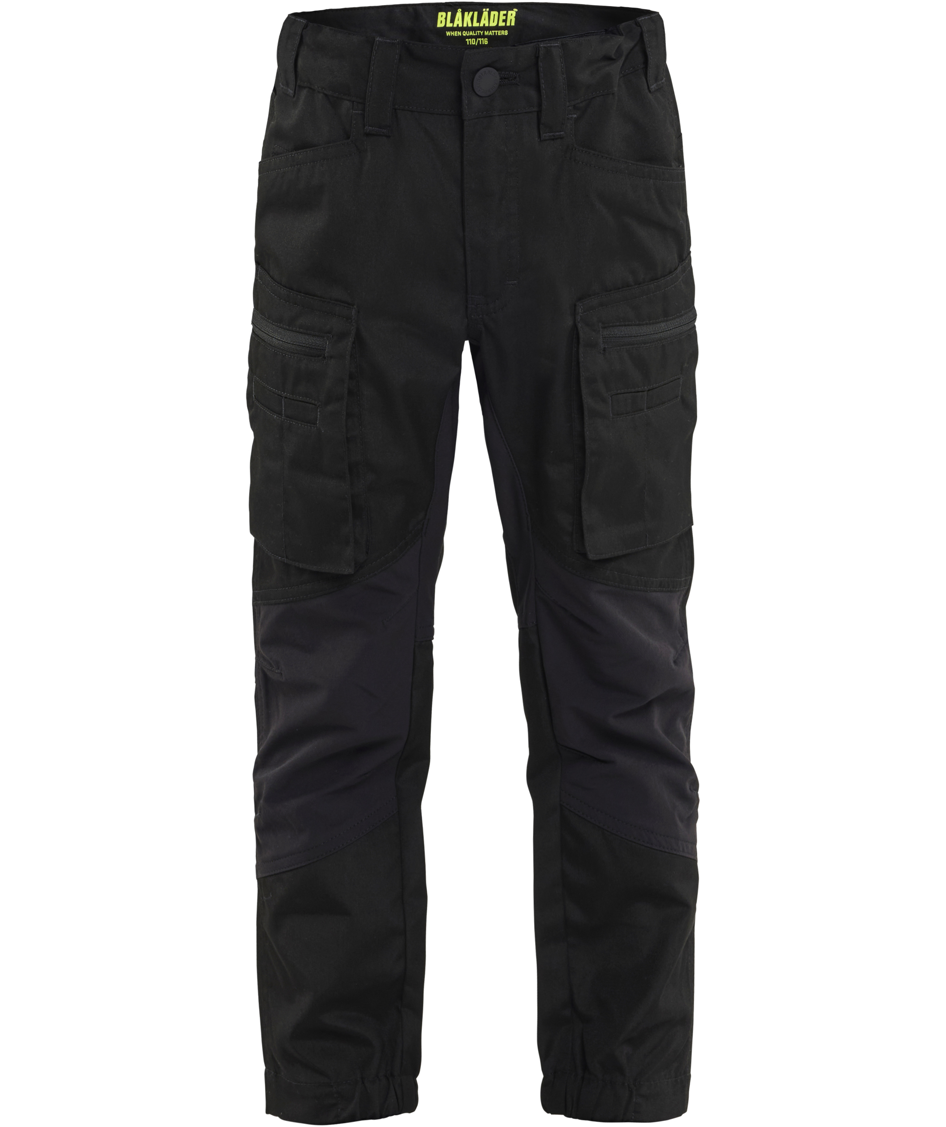 Bl&aring;kl&auml;der arbetsbyxa till barn, Svart
