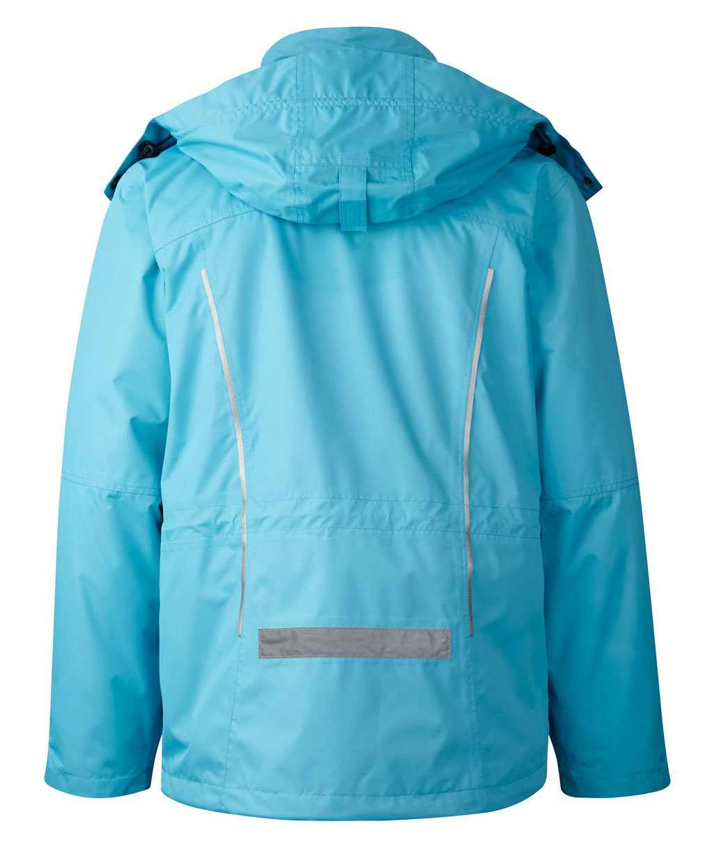 Xplor Care Zip-in skaljacka med avtagbar huva, Aqua