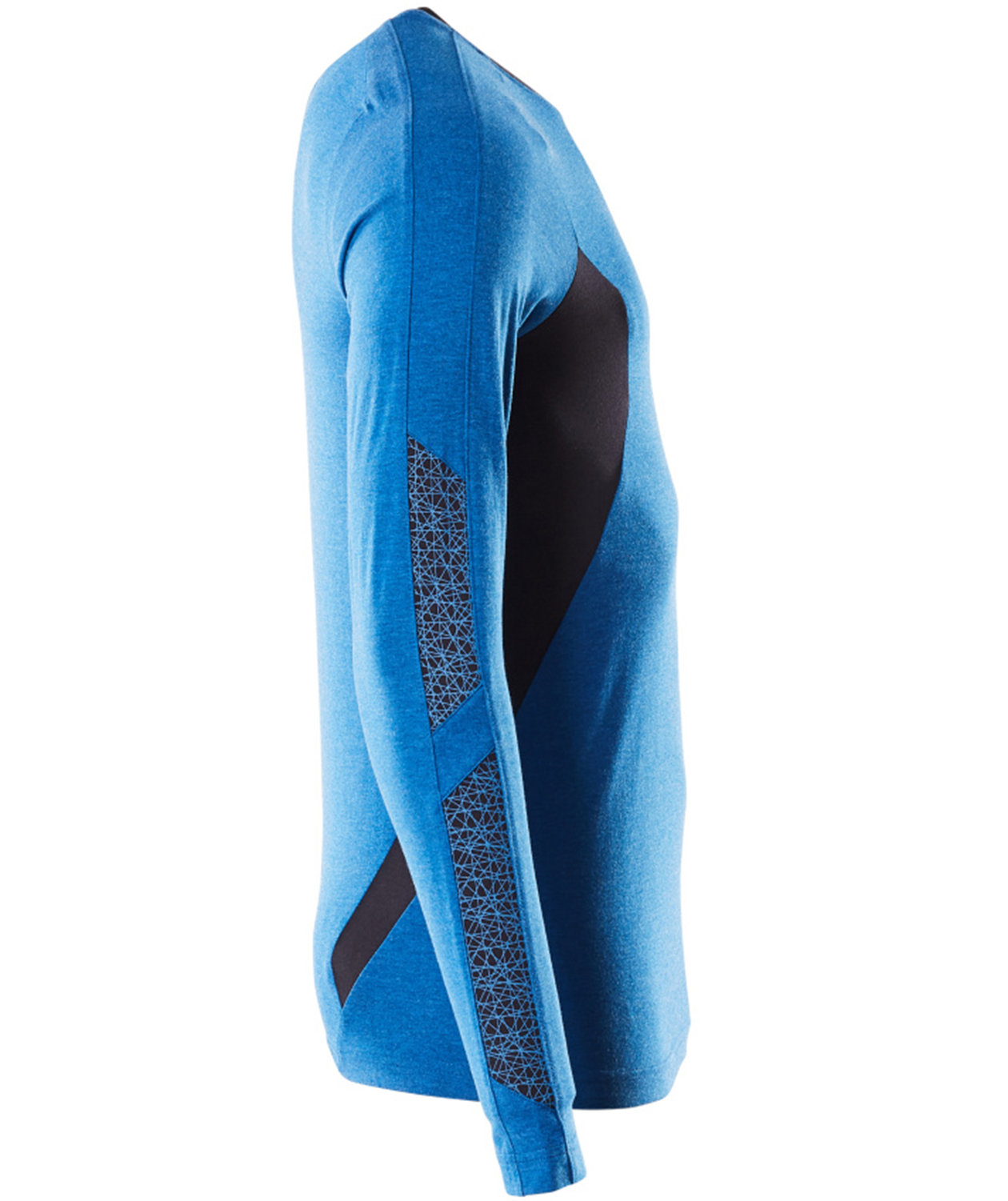 Mascot Accelerate lang&auml;rmliges T-Shirt, Azurblau/Dunkel Marine, large image number 2