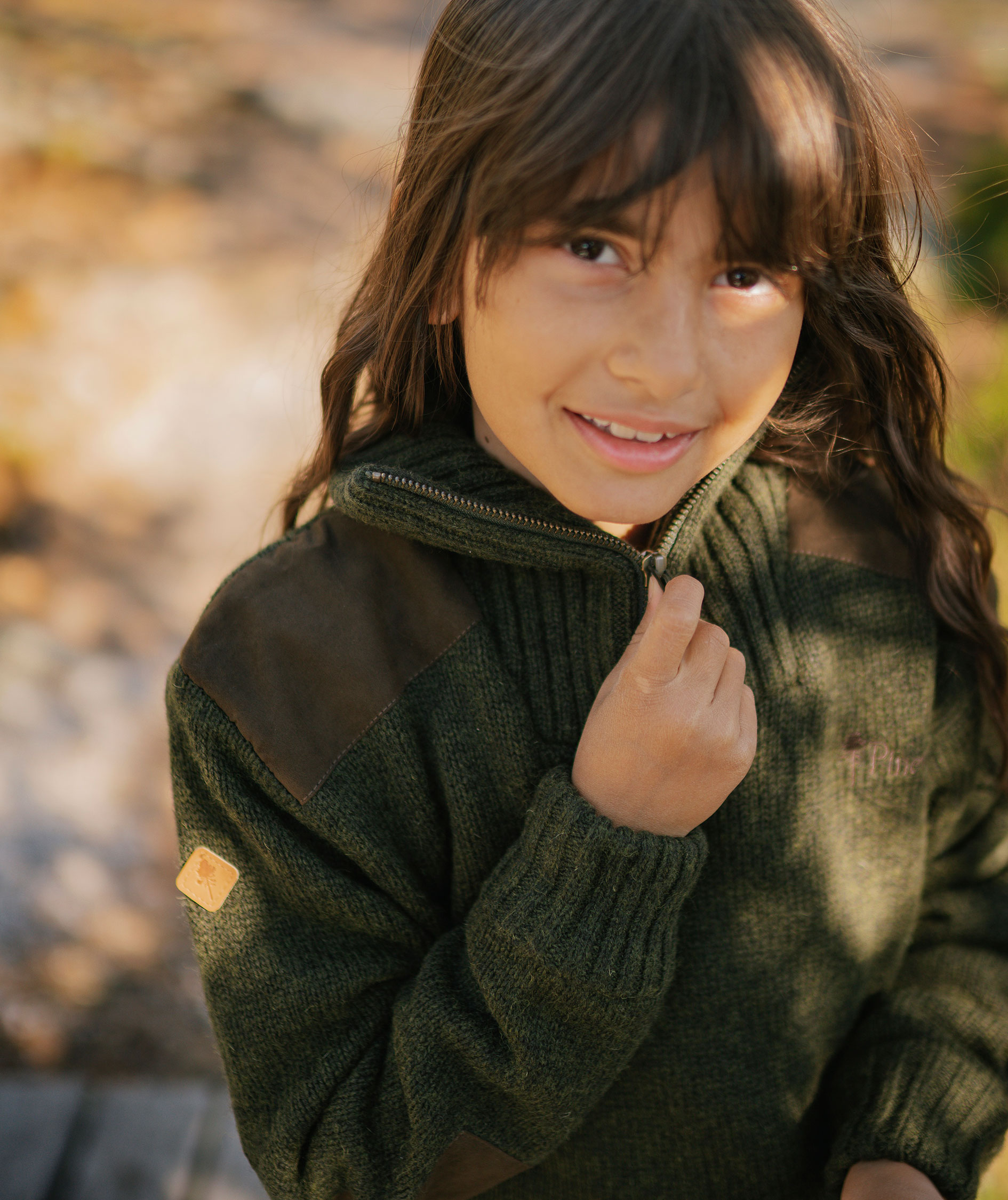 Pinewood Hurricane tr&oslash;je til b&oslash;rn, M&oslash;rkegr&oslash;n, large image number 3