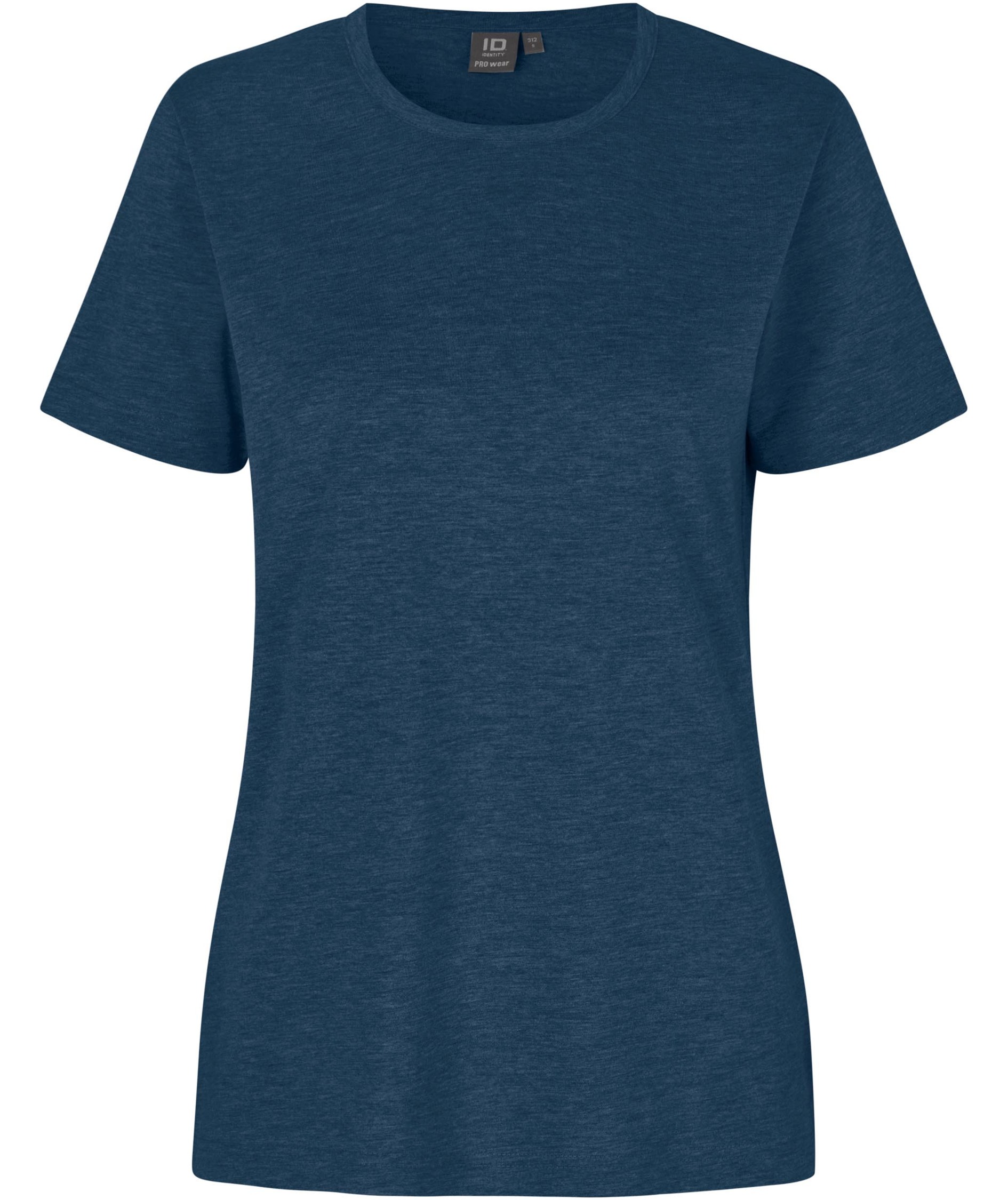 ID PRO Wear Damen T-Shirt, Blau Melange, Blau Melange, swatch