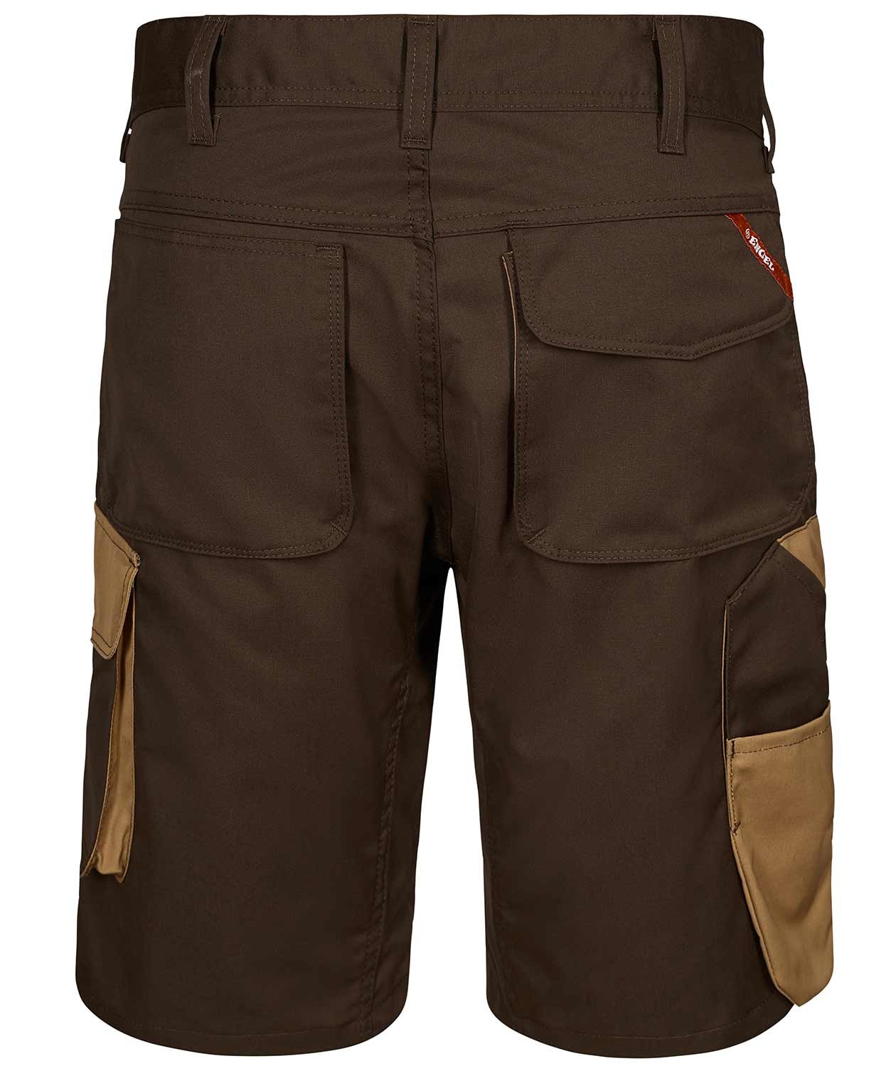 Engel Galaxy Light arbejdsshorts, Mokkabrun/Toffee Brown