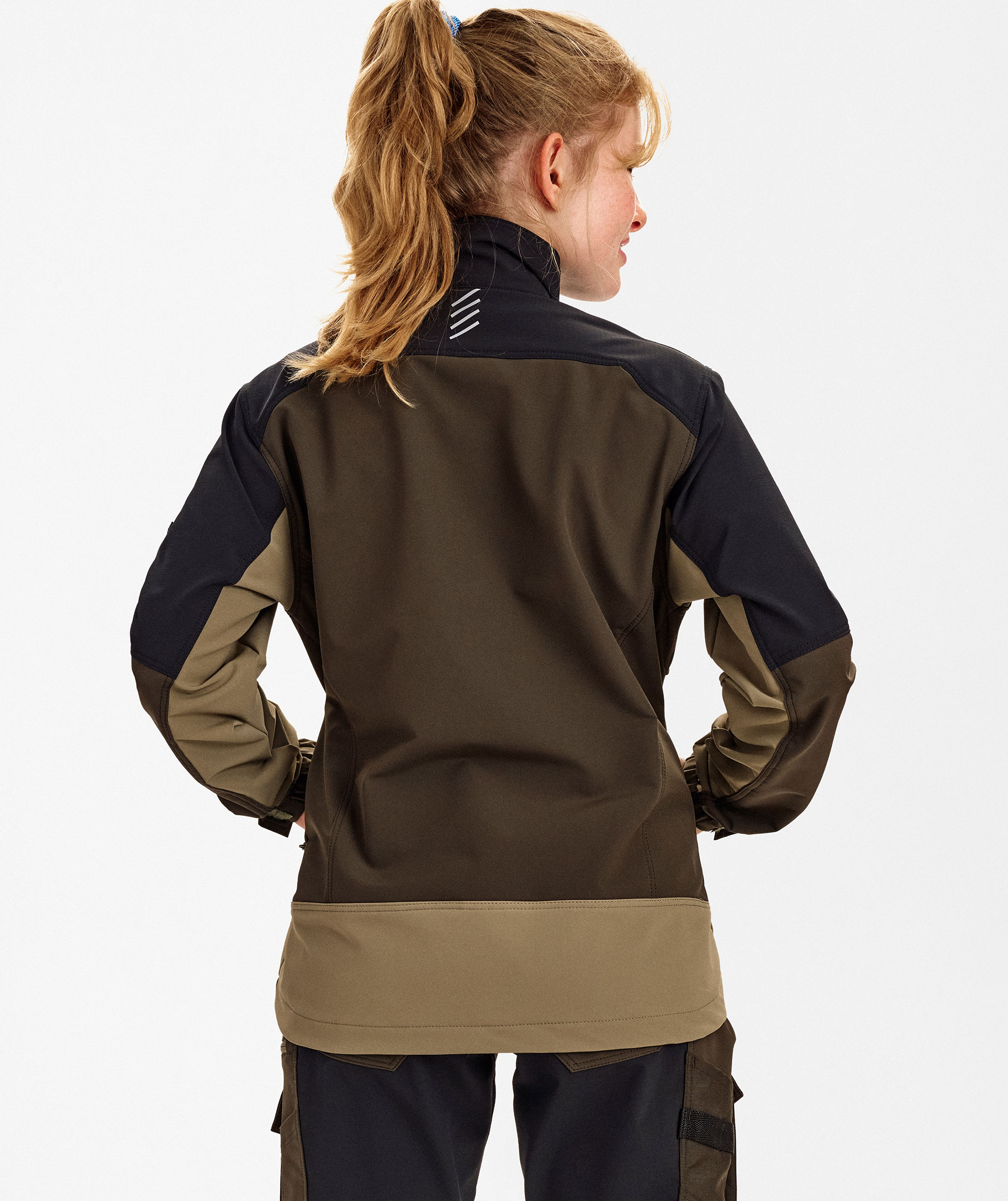 Engel Entire Damen Arbeitsjacke full stretch, Forest Green/Black, large image number 3