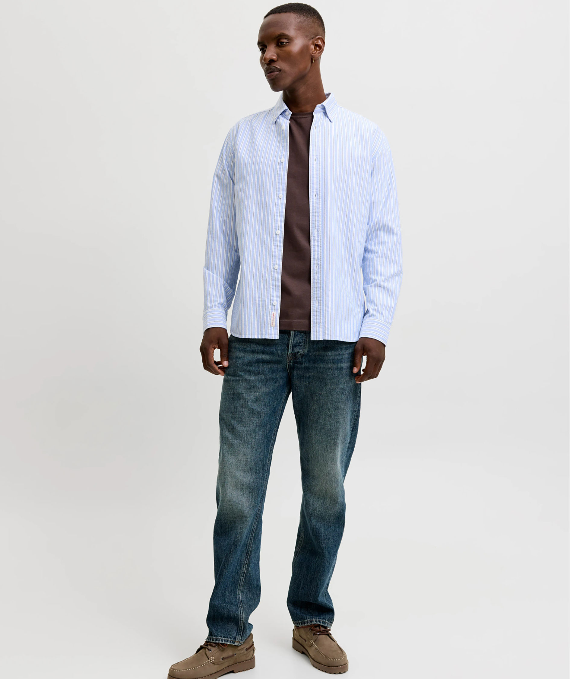 Jack & Jones JJEHARVEY OXFORD Regular fit shirt, Infinity, large image number 7