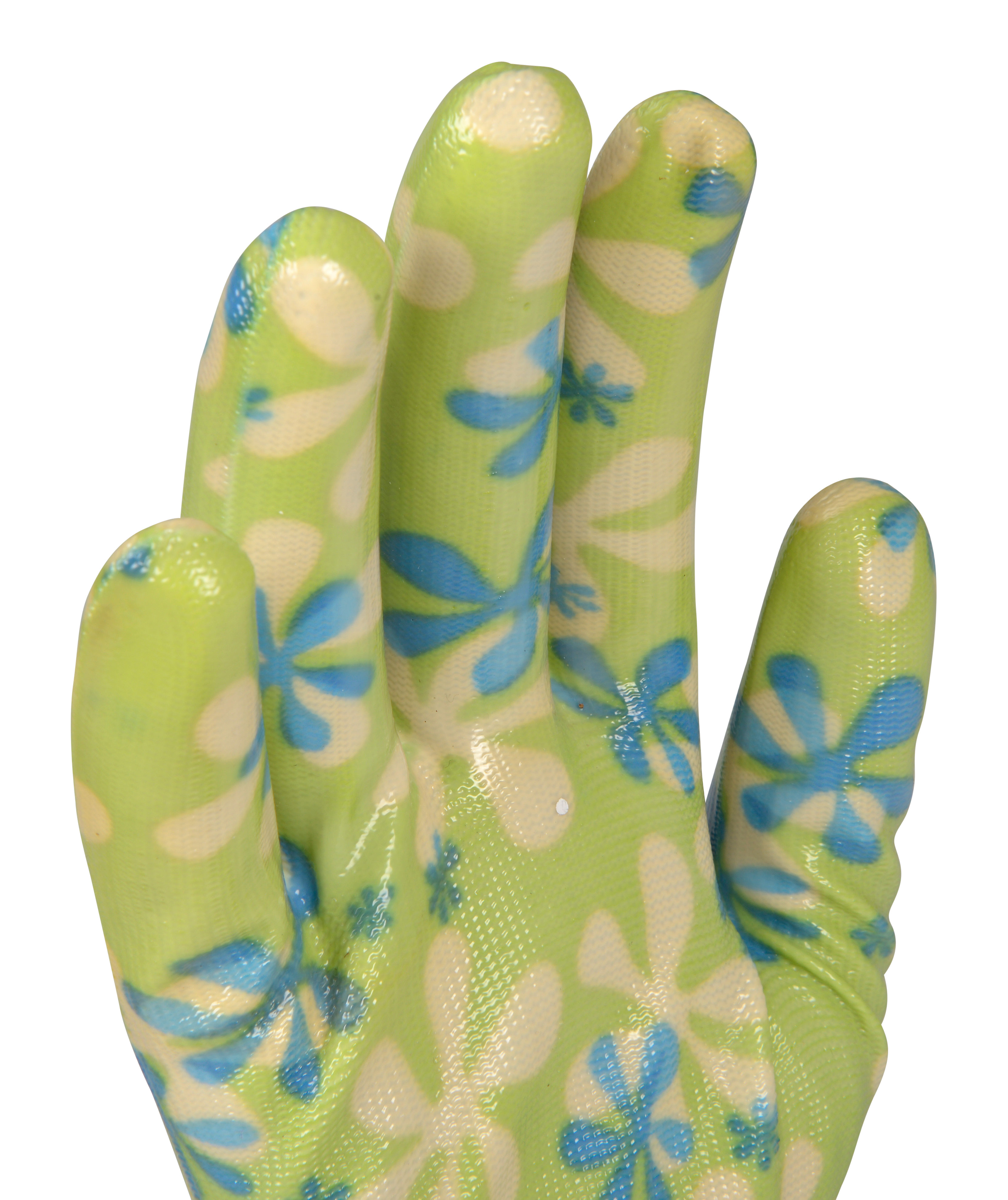 OX-ON Garden Basic 5003 arbetshandskar, Gr&ouml;n/Bl&aring;, Gr&ouml;n/Bl&aring;, large image number 4