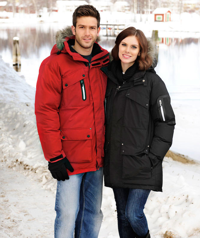 Clique Malamute winter jacket, Red, large image number 4