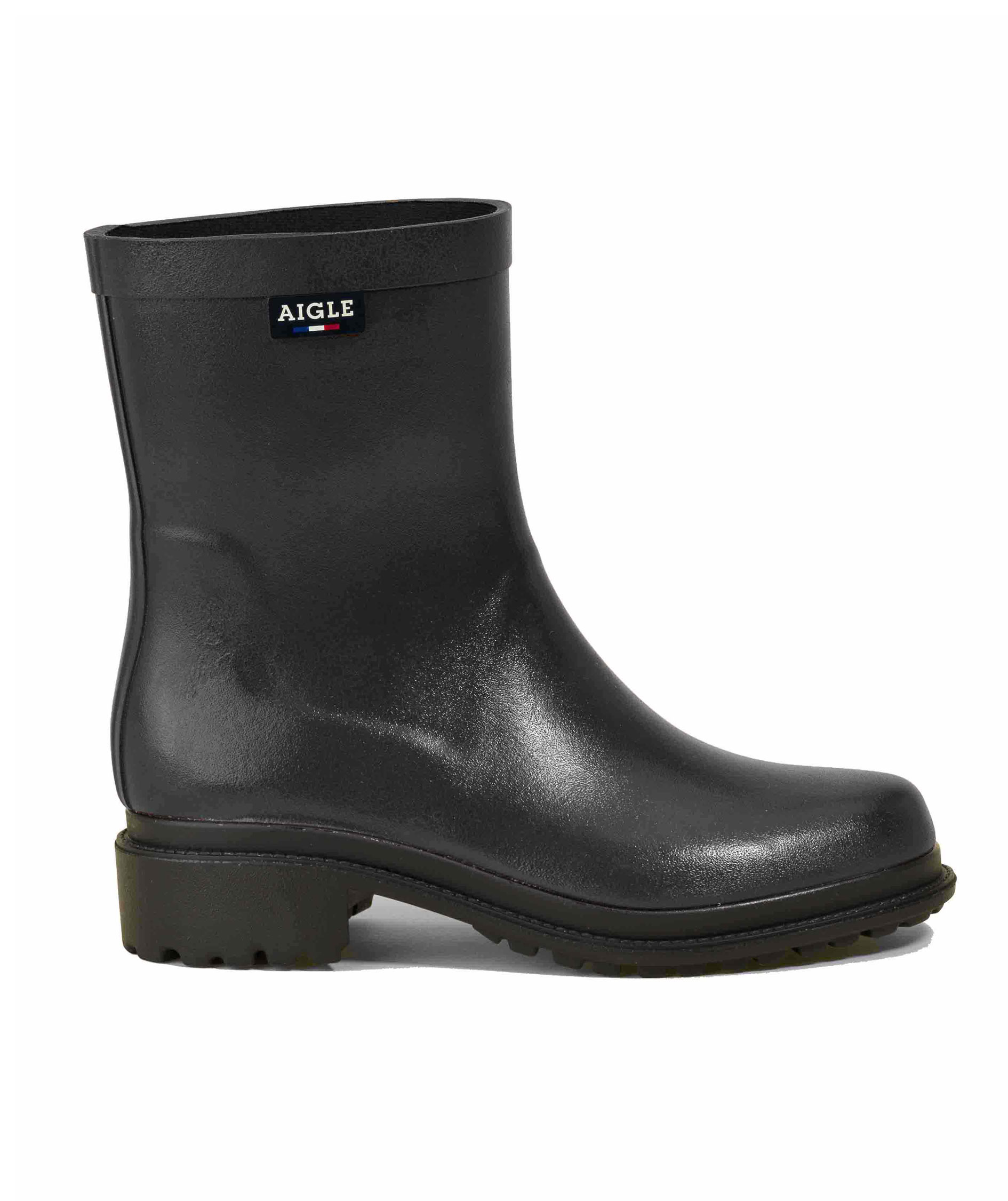 Aigle Fulfeel Mid dame gummist&oslash;vler, Noir