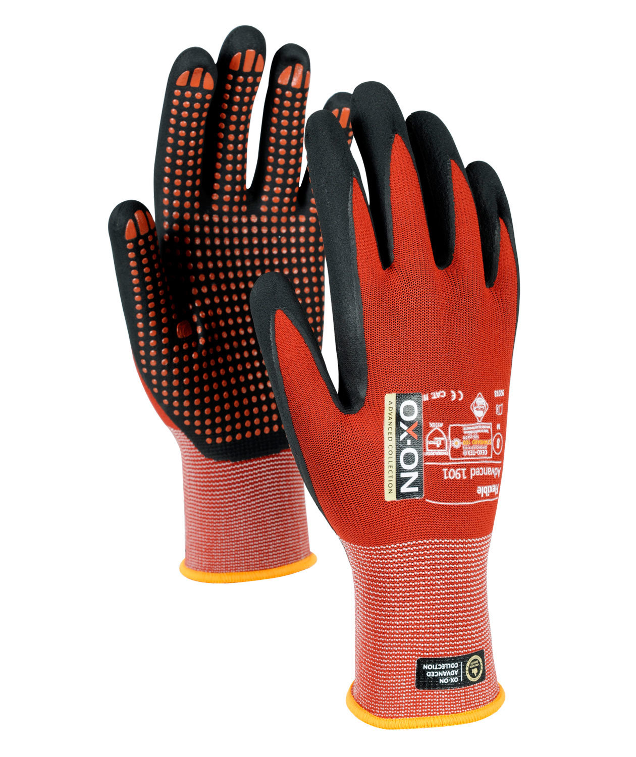 OX-ON Flexible Advanced 1901 arbetshandskar med noppor