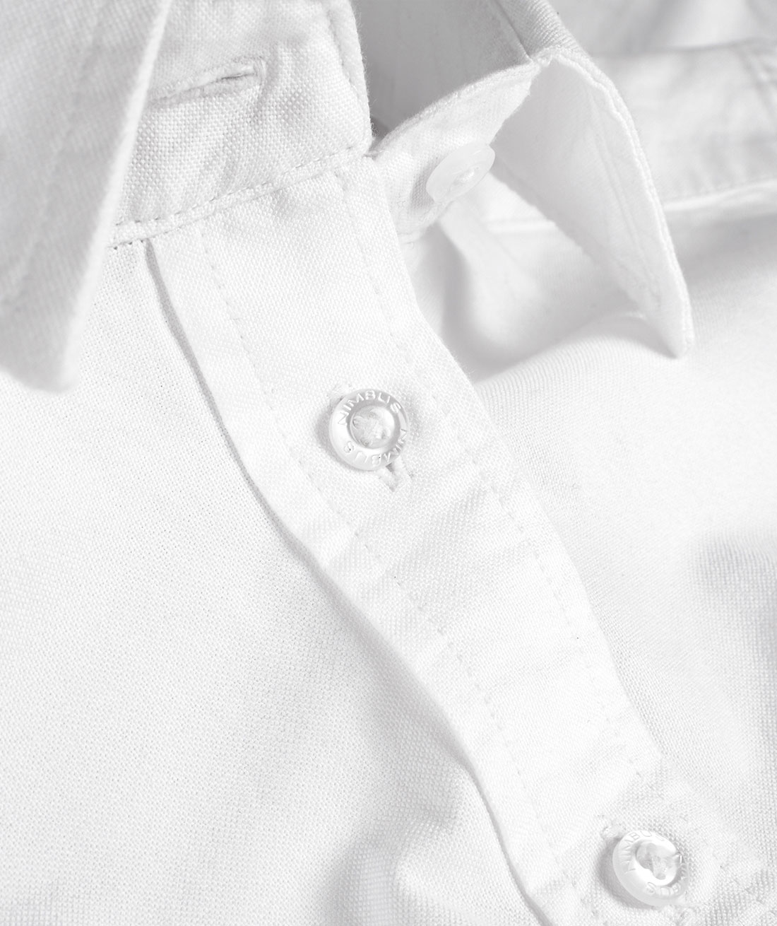 Nimbus Rochester Slim Fit Oxford Skjorte, Hvid, large image number 3