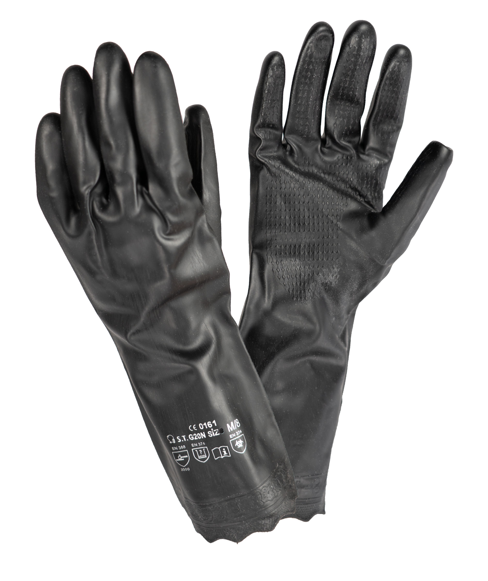 ELKA Vinylhandskar, Svart