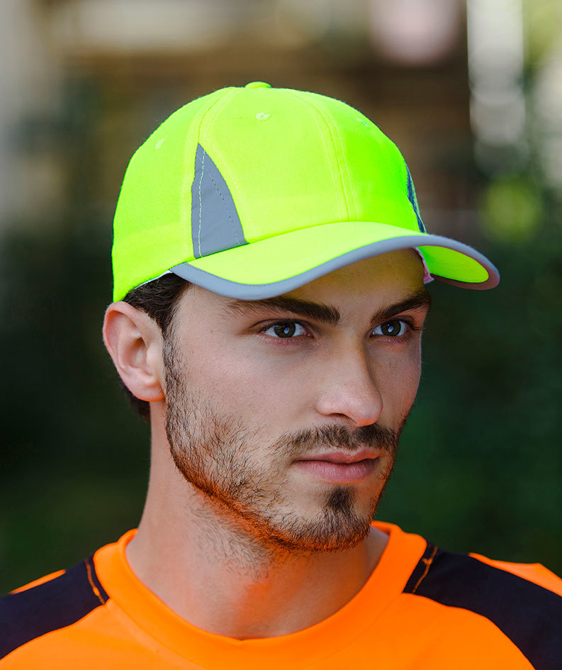 You Link&oslash;ping refleks cap, Hi-Vis&nbsp;Gul, Hi-Vis&nbsp;Gul, large image number 2