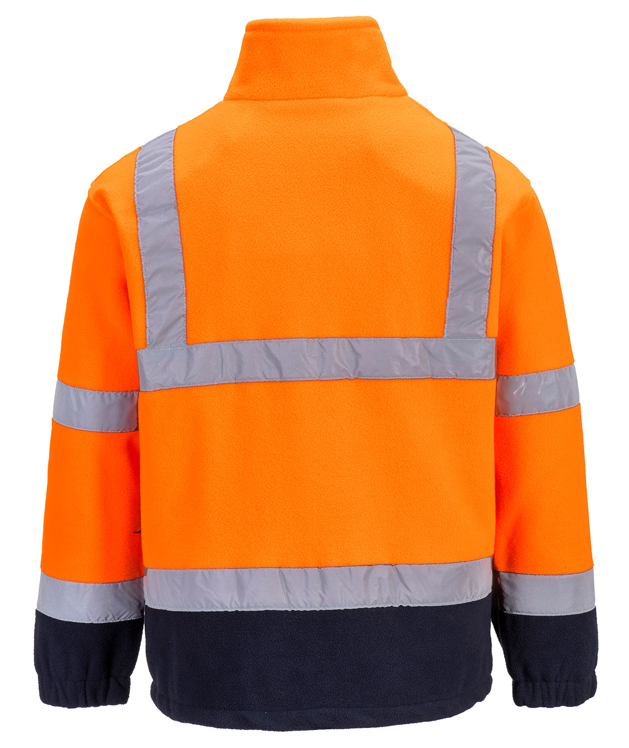 Portwest Fleecejacke, Hi-vis Orange/Marine