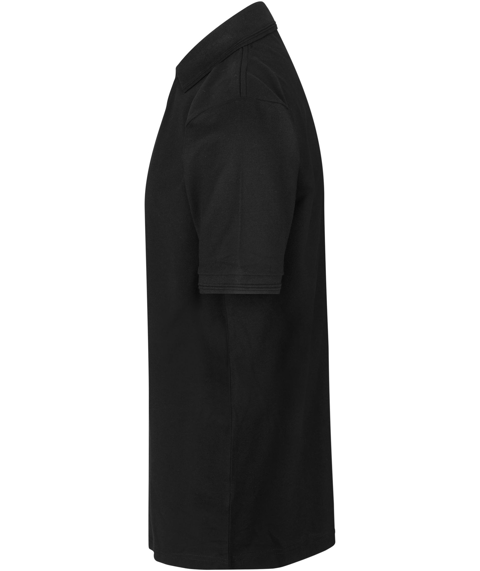 ID PRO Wear Polo T-skjorte med trykknapper, Svart, large image number 2