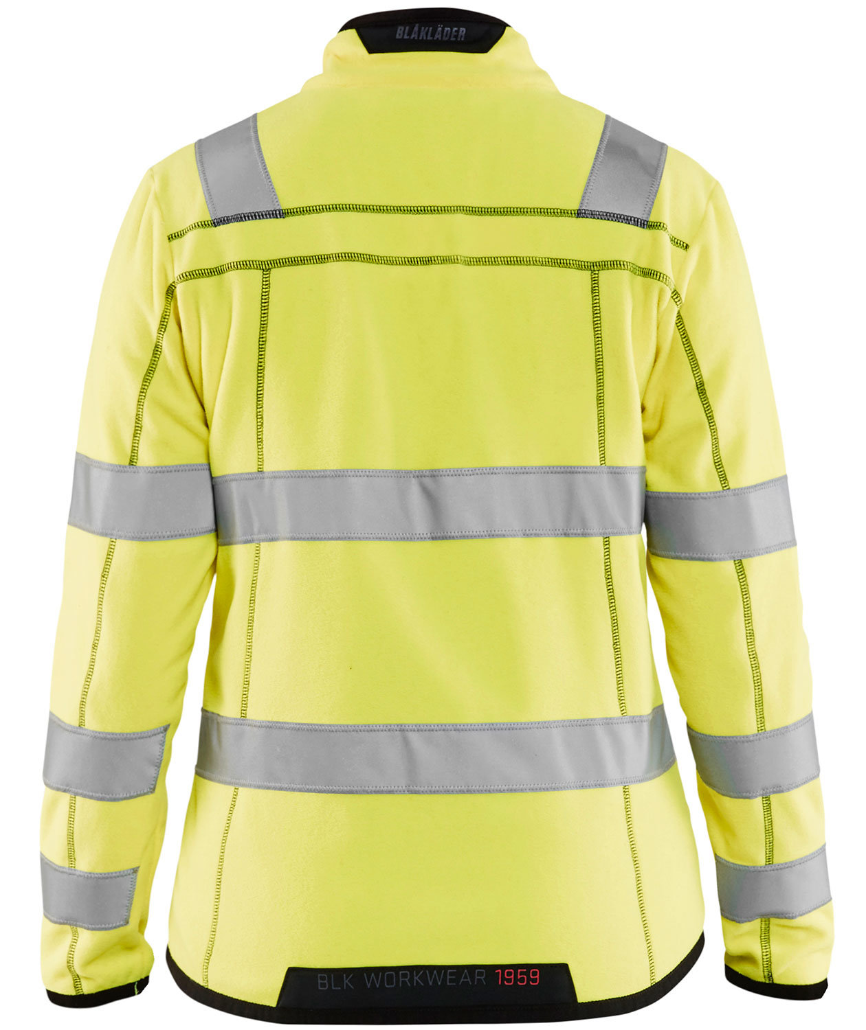 Bl&aring;kl&auml;der dame microfleecejakke, Hi-Vis&nbsp;Gul