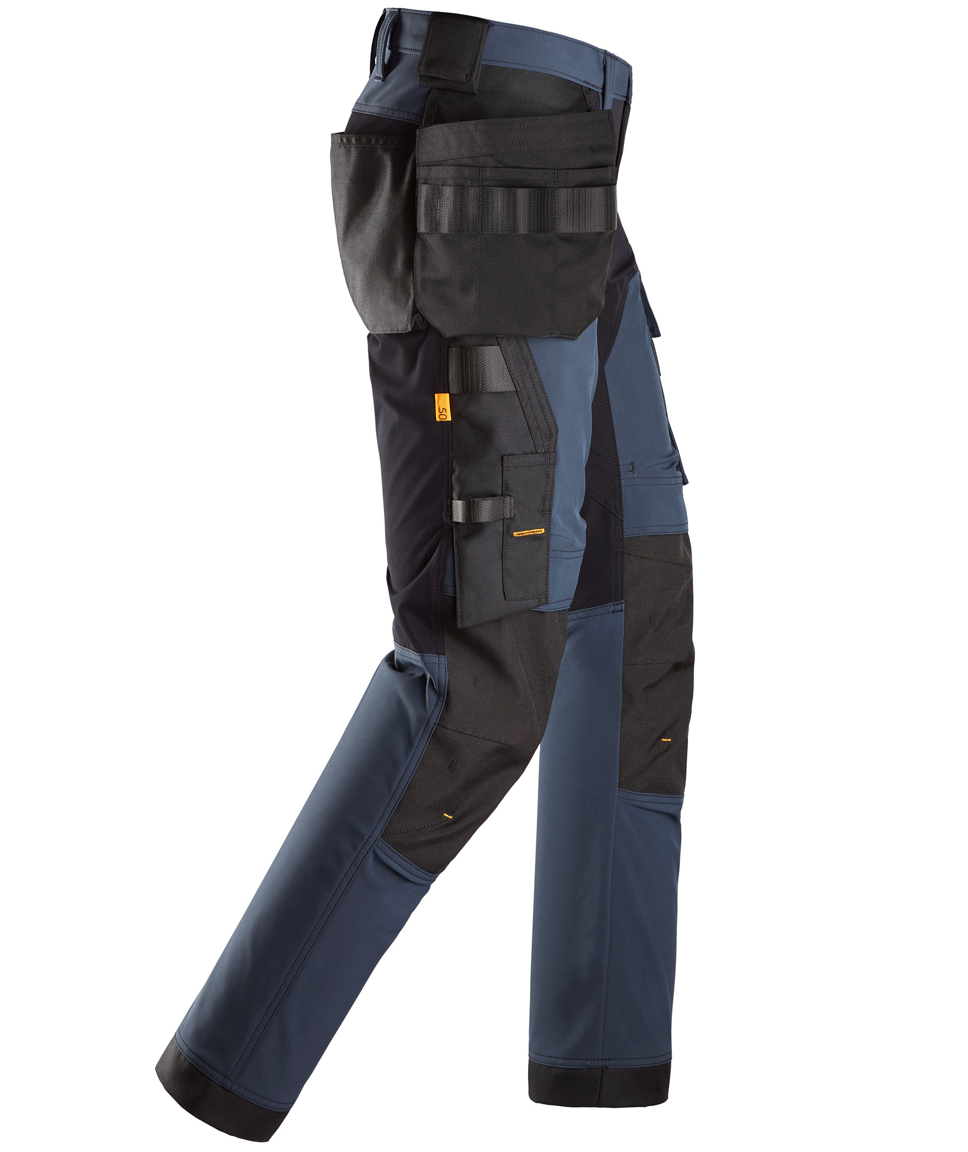 Snickers AllroundWork h&aring;ndverksbukse 6275 full stretch, Navy/black, large image number 4