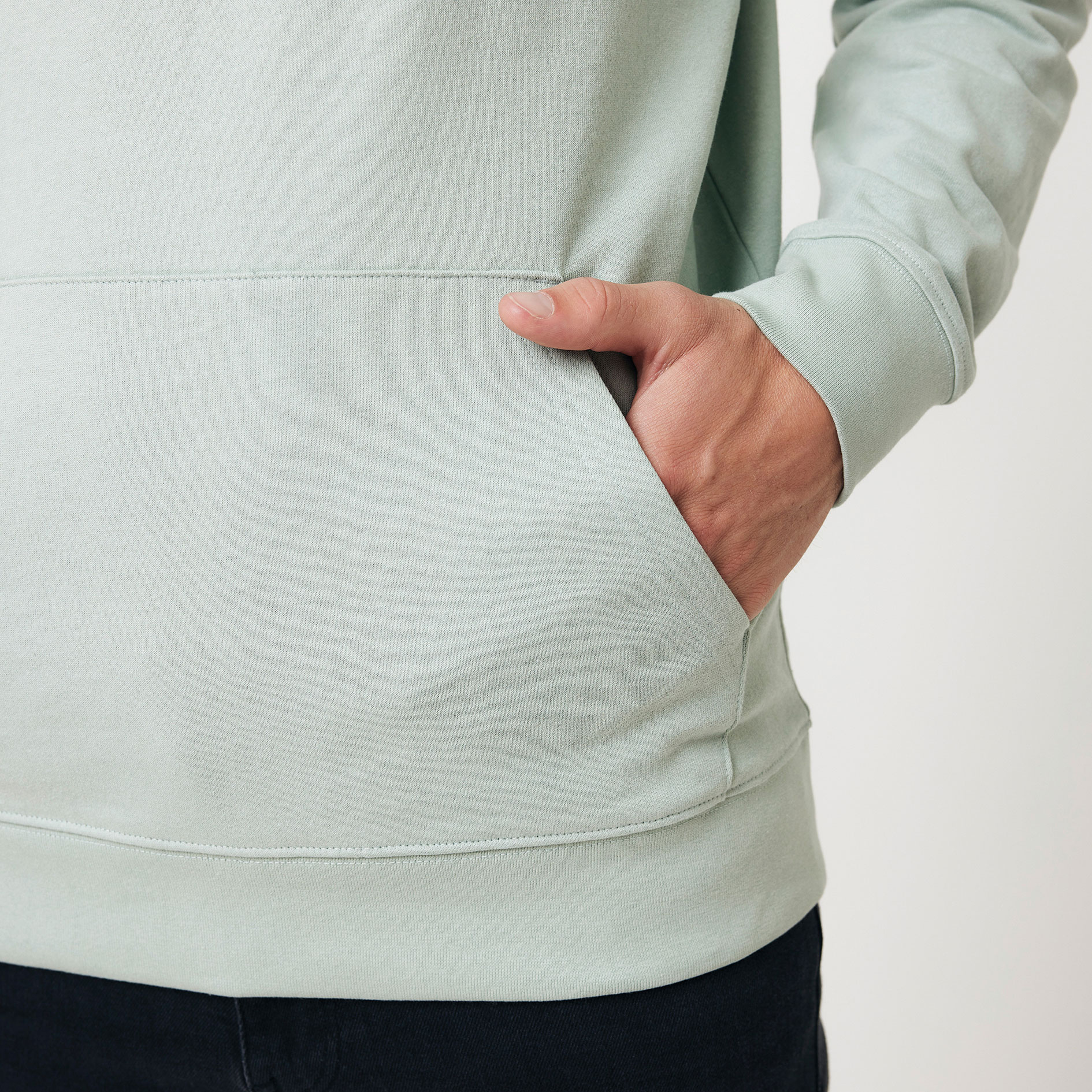 Iqoniq Jasper hoodie, Iceberg Green, large image number 4