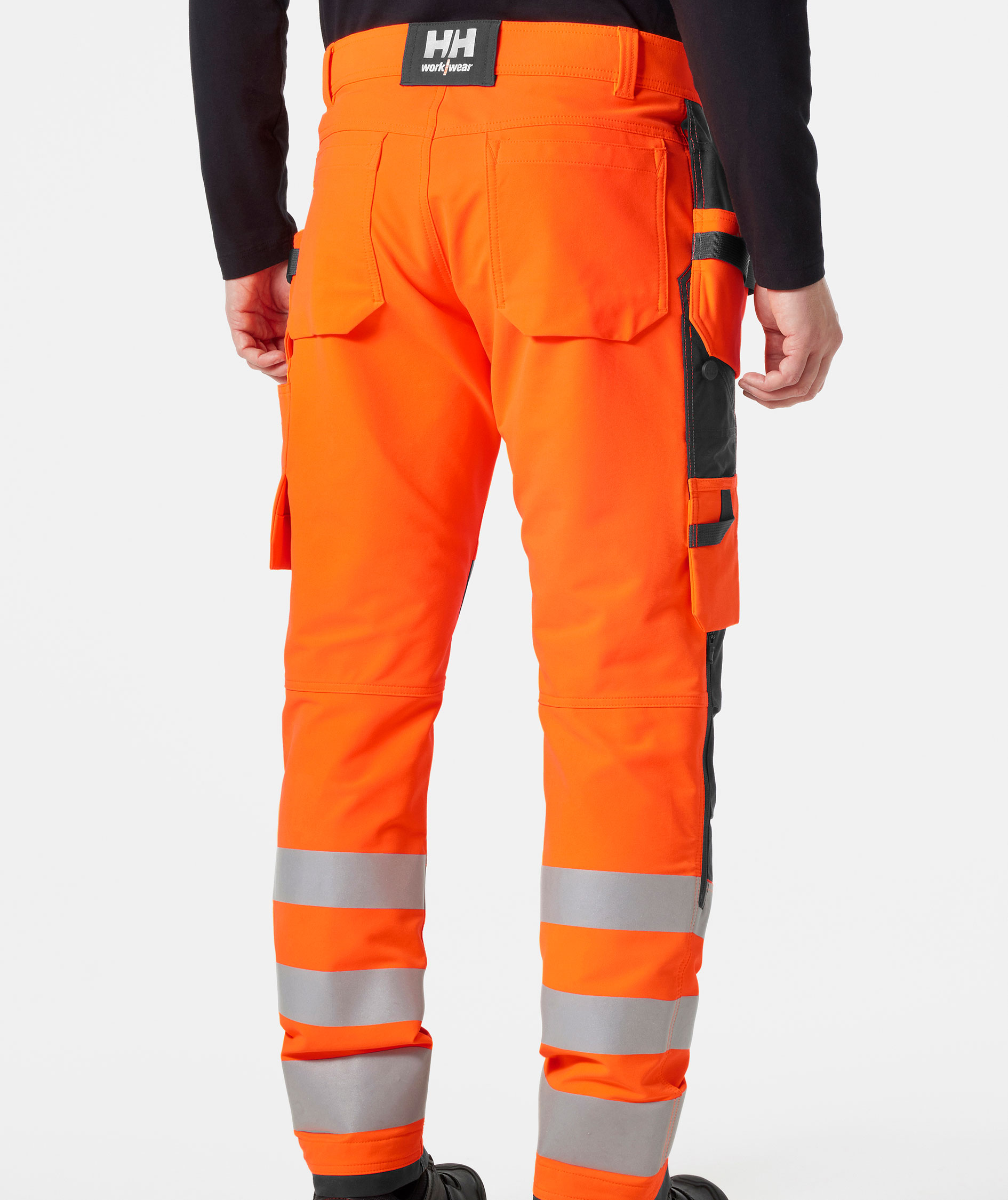 Helly Hansen Alna 4X Handwerkerhose full stretch, Hi-vis Orange/Ebony, large image number 3