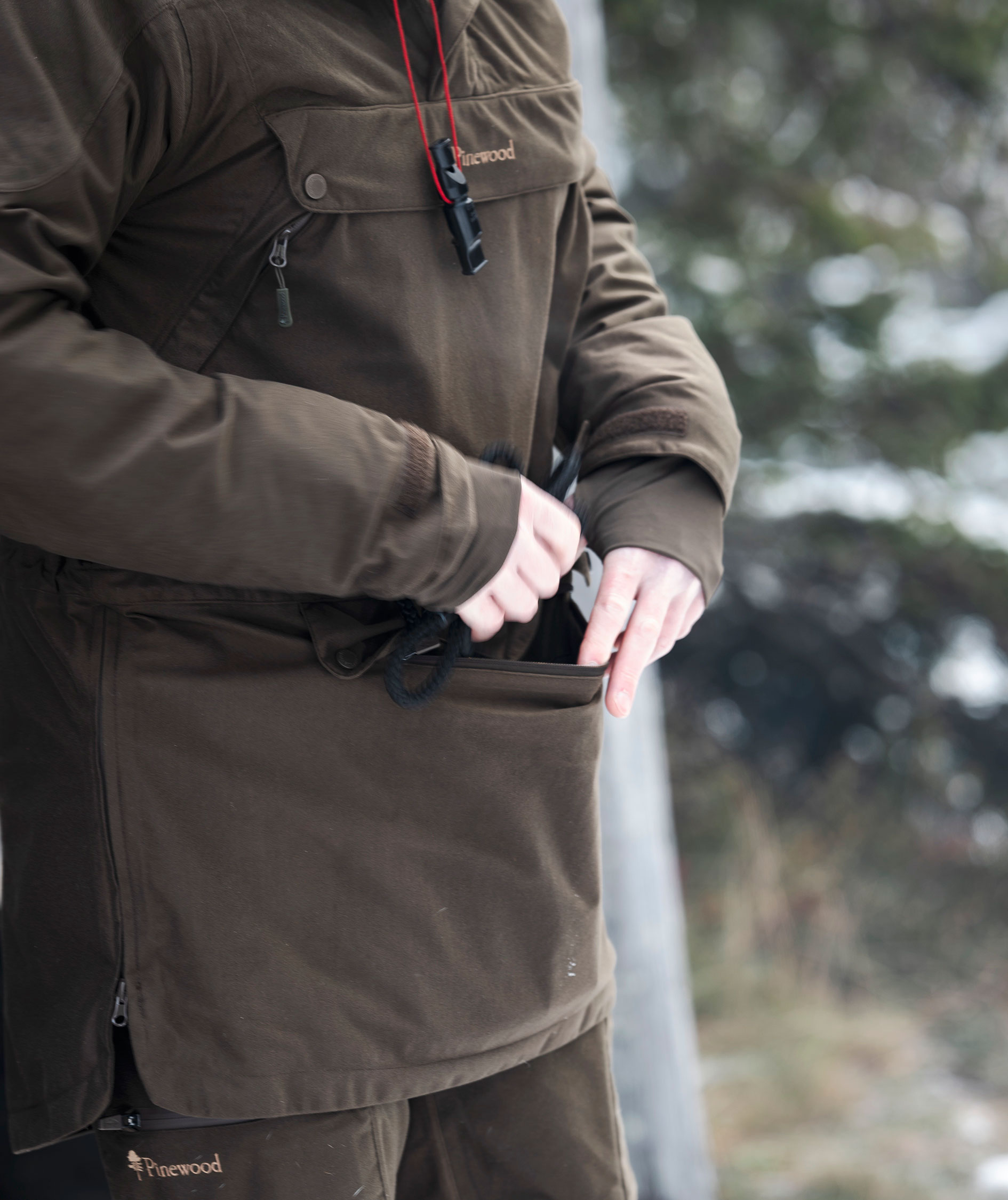 Pinewood Furudal Hunters 2L anorak, Suede Brown, large image number 9