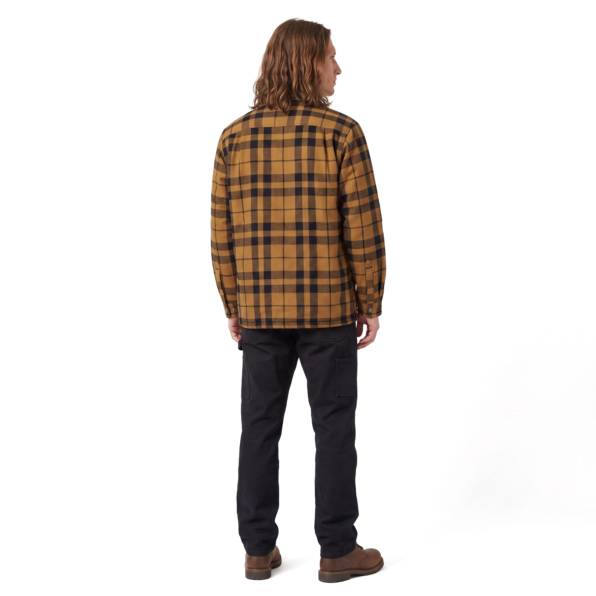 Carhartt Flannell Hemdjacke, Carhartt Brown, large image number 4