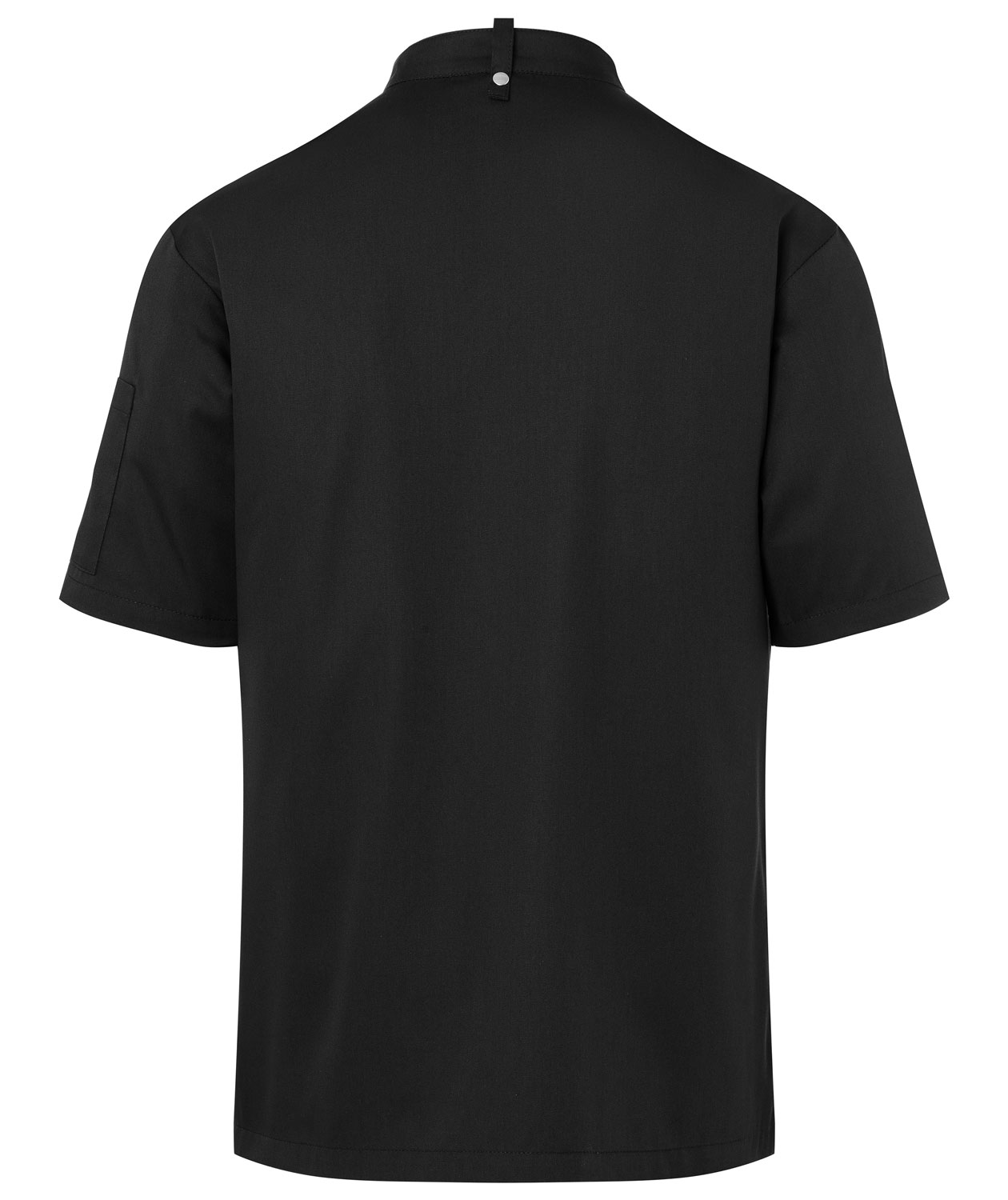 Karlowsky kortermet kokkejakke, Svart, large image number 2