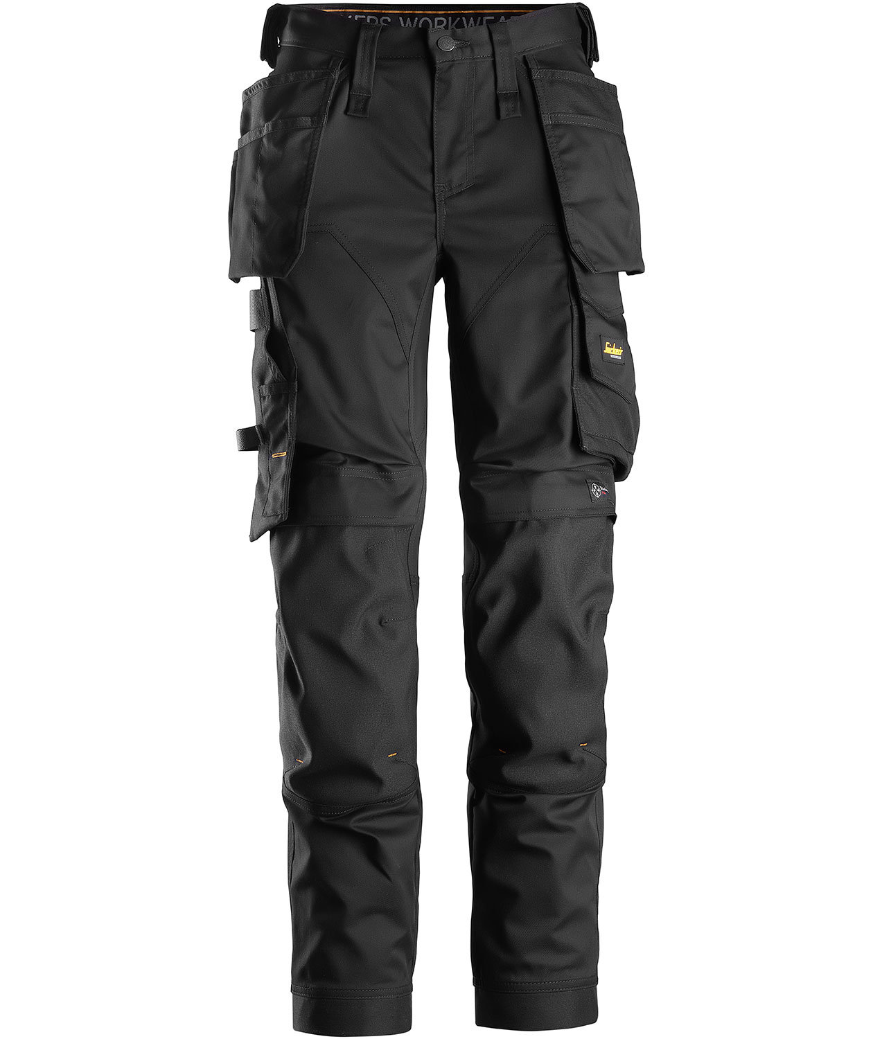 Snickers AllroundWork dame h&aring;ndverkerbukse 6247, Svart, Svart, swatch