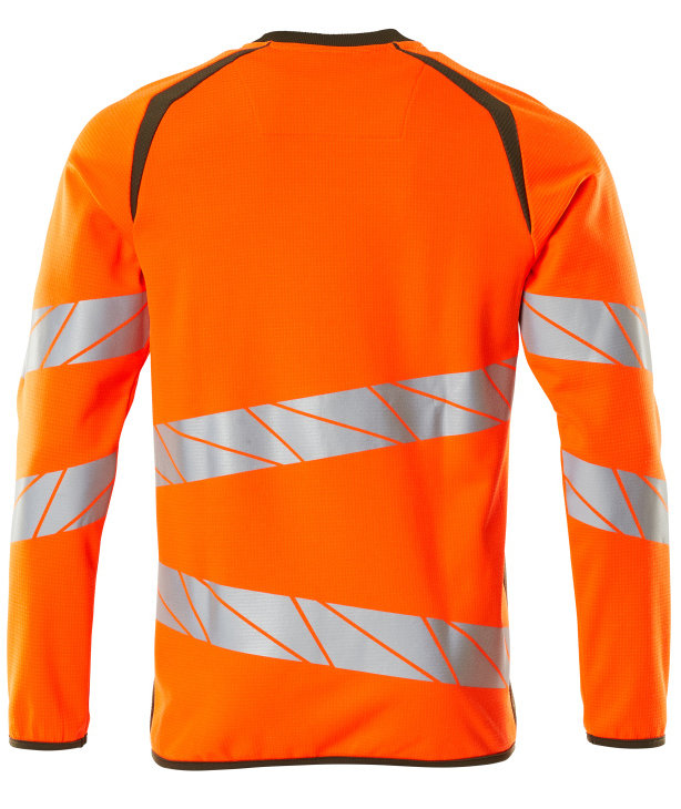 Mascot Accelerate Safe sweatshirt, Hi-Vis Orange/Moss