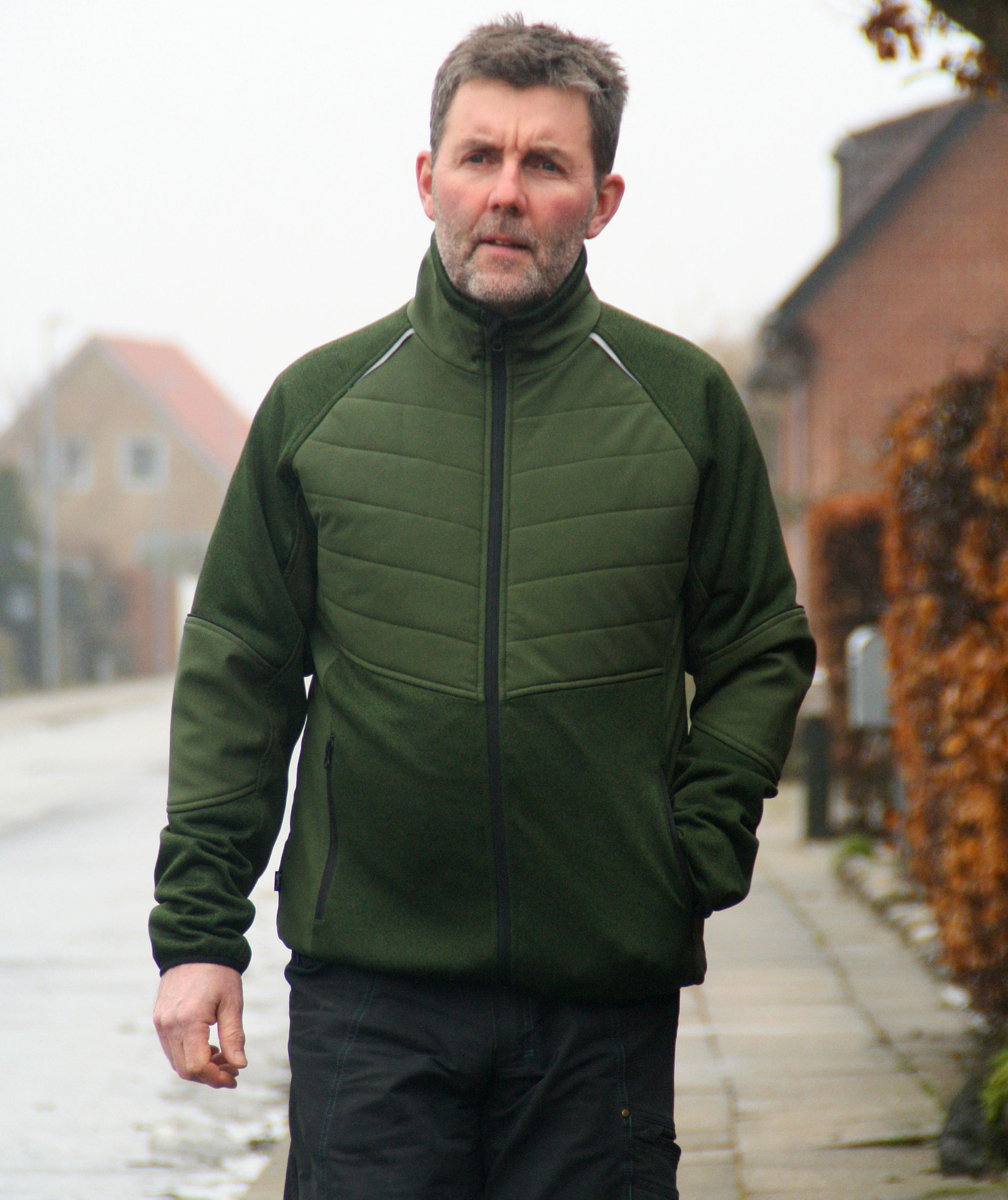 Lyngs&oslash;e hybridjakke, Gr&oslash;n, large image number 1