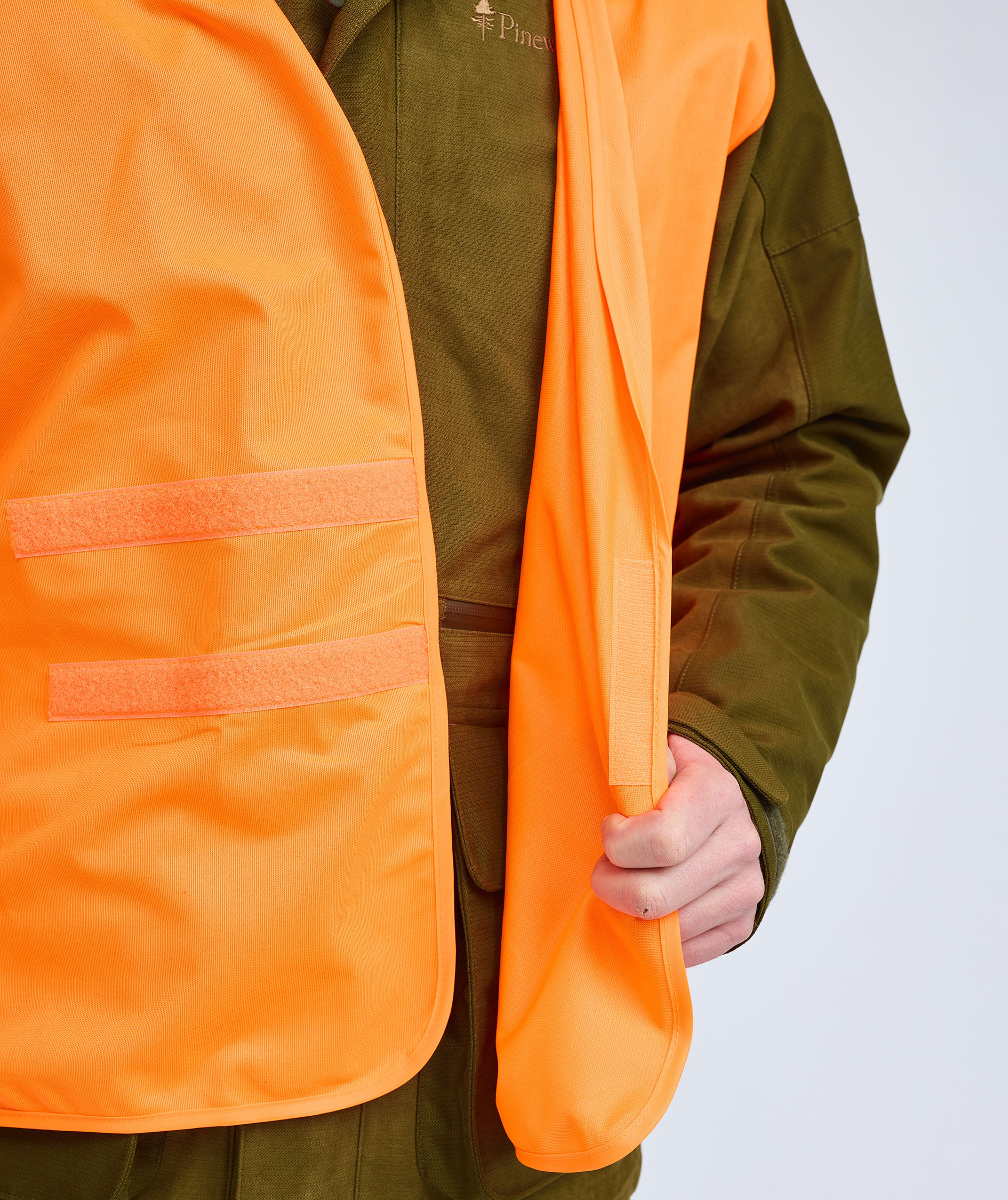 Pinewood Safety vest, Highvisual Orange, Highvisual Orange, large image number 5