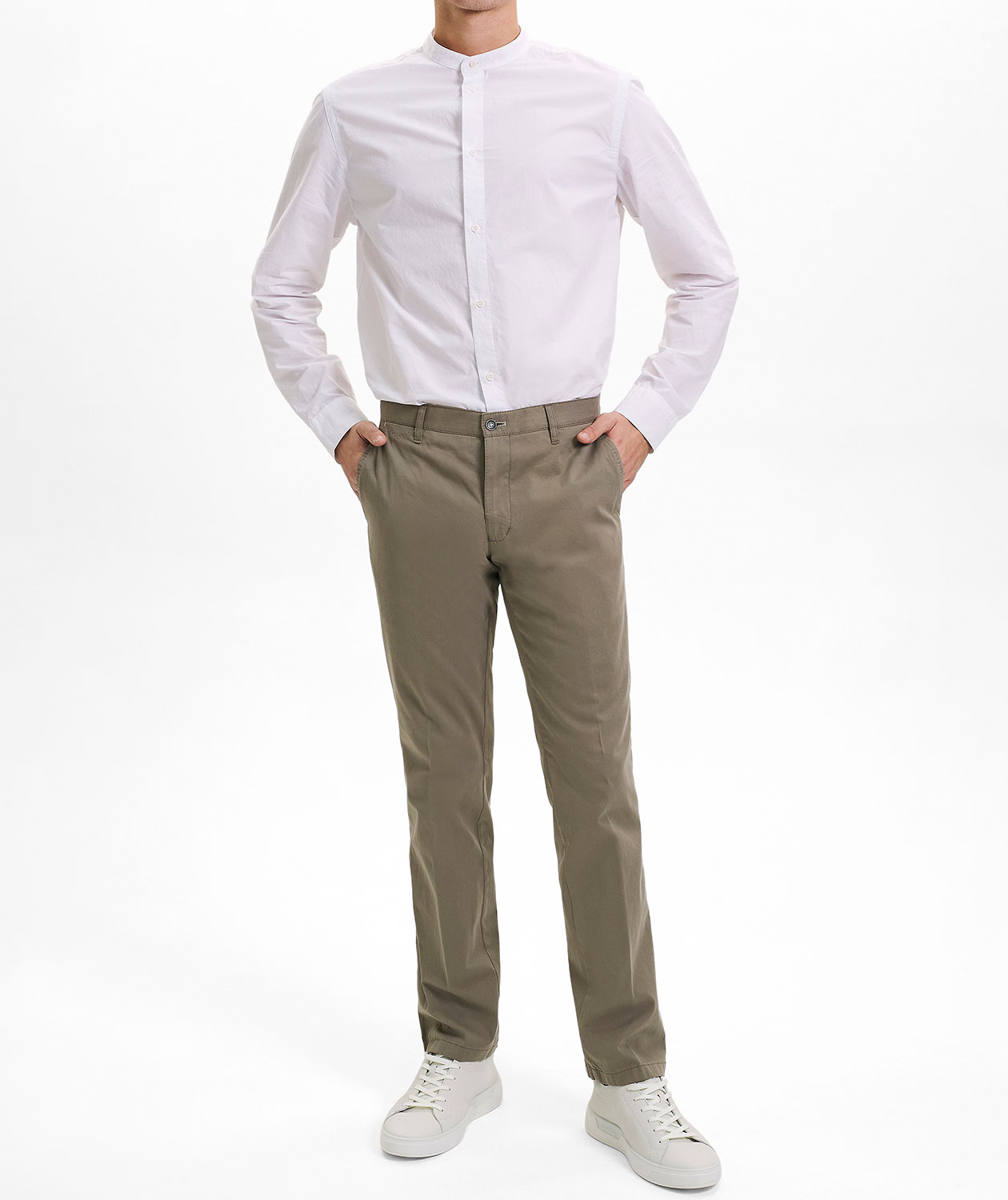 Sunwill Highstretch Sunreflector Modern fit chinos, Simply Green