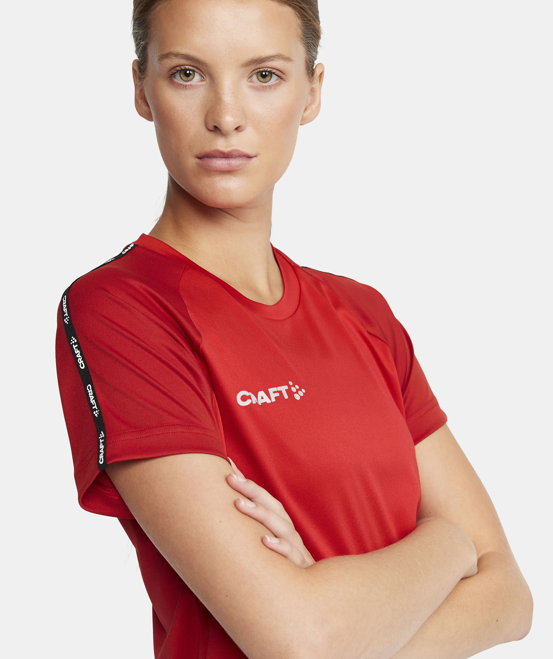 Craft Squad 2.0 Contrast women's t-shirt, Bright Red-Express, large image number 7